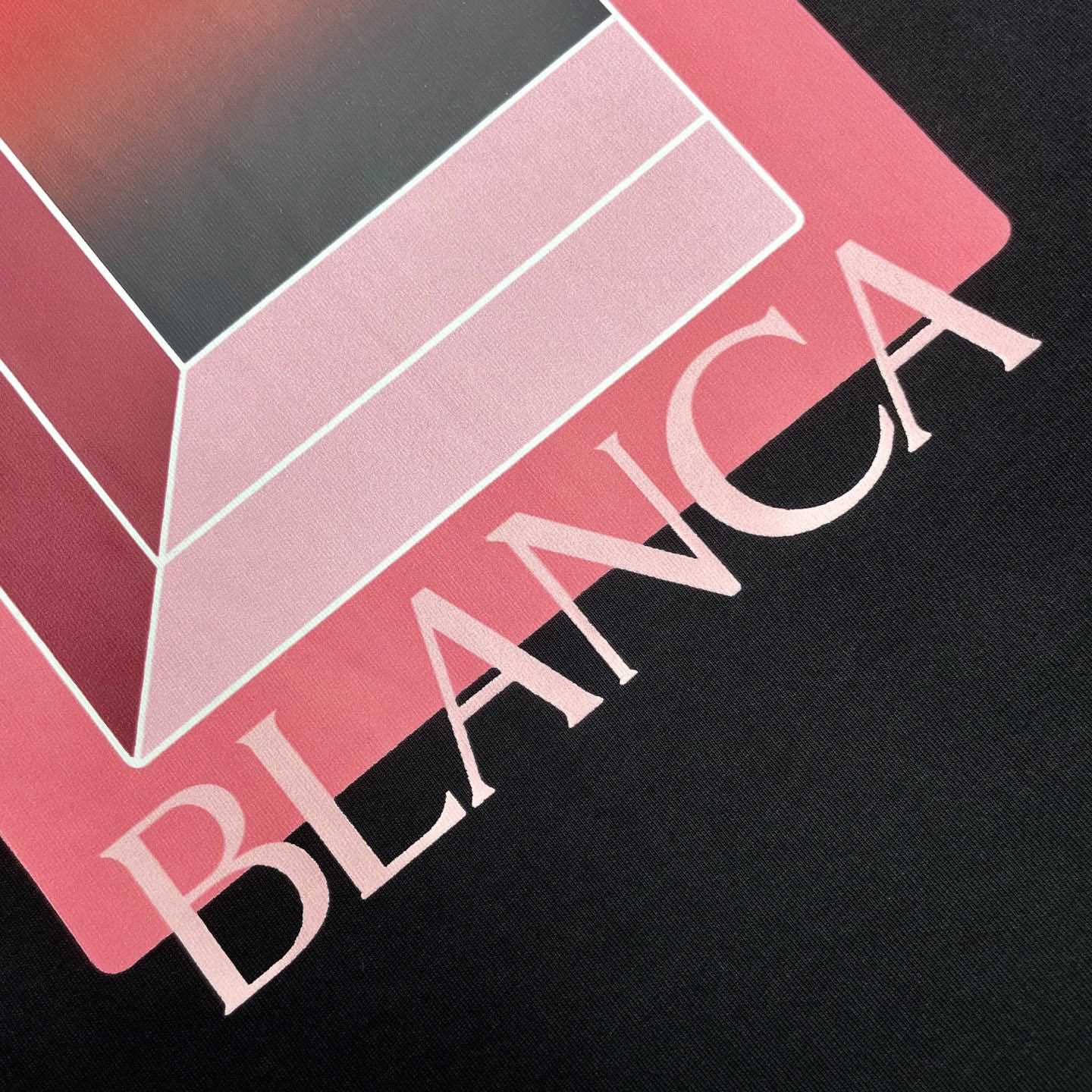 Casablanca Black & Pink Arches Short Sleeve T‑Shirt C1156 - DesignerGu