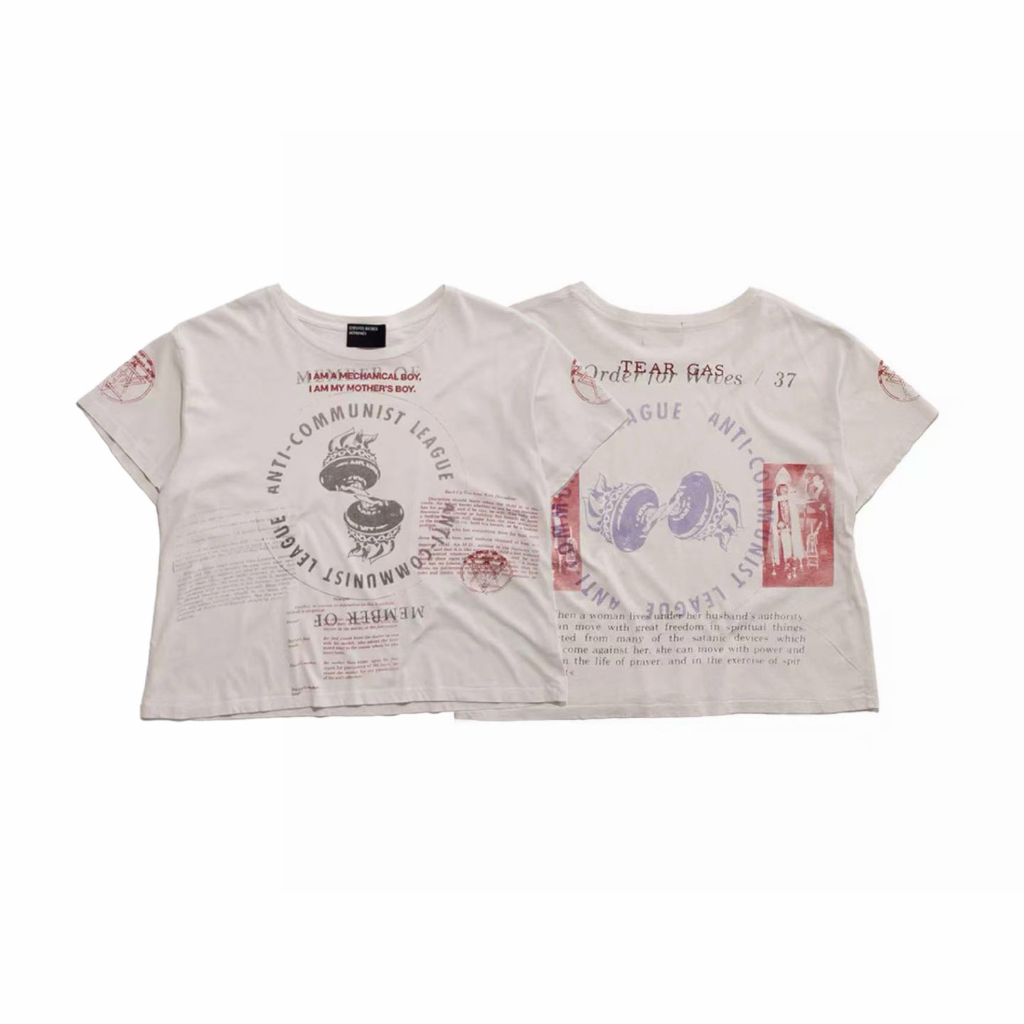Enfants Riches Déprimés Anti-Communist League T-Shirt - DesignerGu