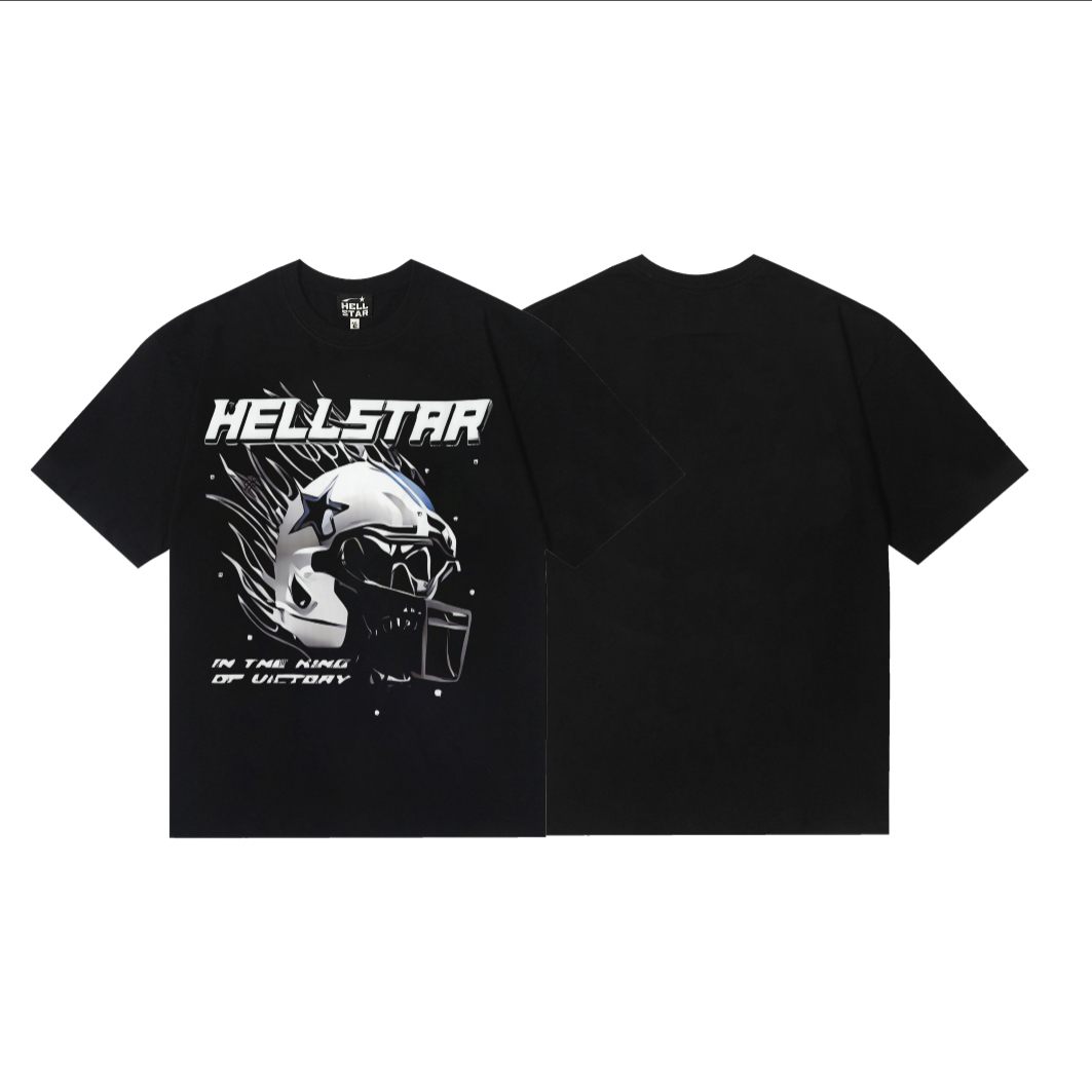 Hellstar In The King Of  Victory Black T-shirt - DesignerGu