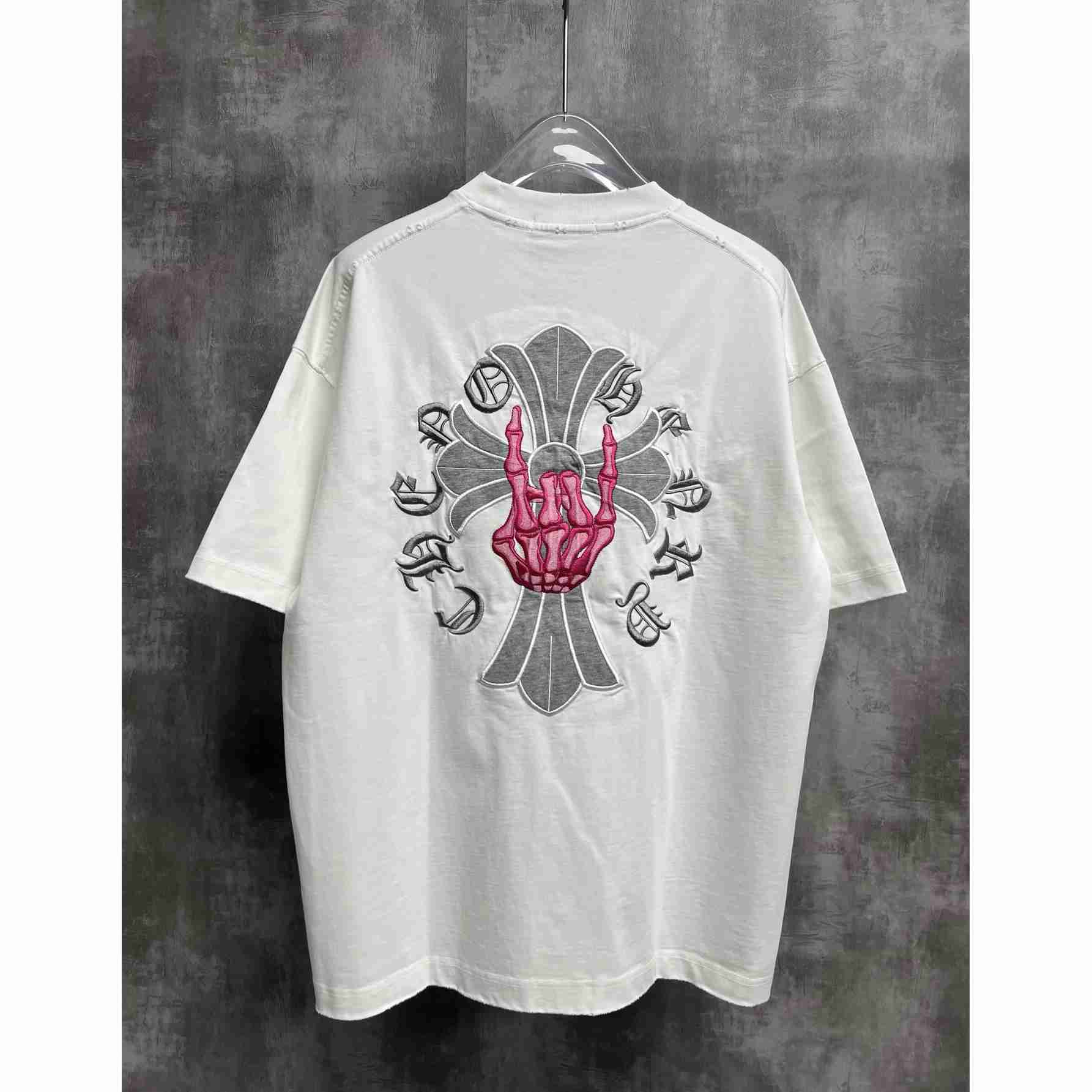 Chrome Hearts Border Tee  'White' - DesignerGu