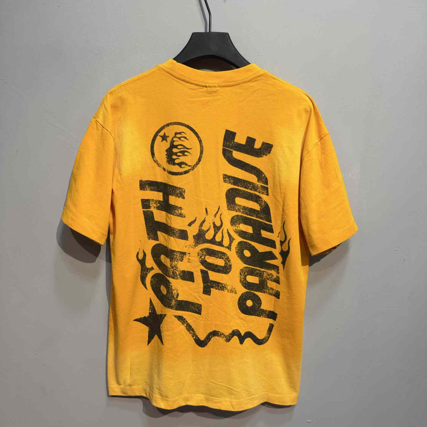 Hellstar Jesus T-Shirt 'Yellow' - DesignerGu