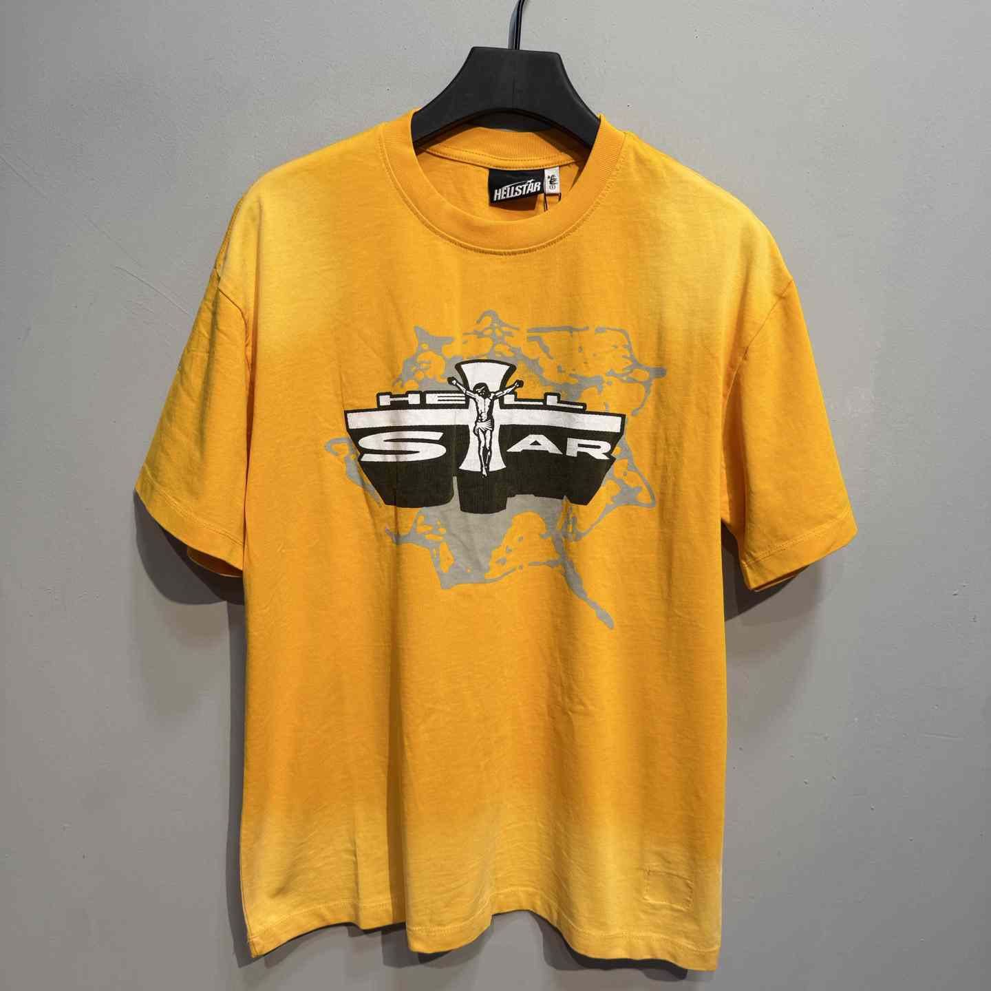 Hellstar Jesus T-Shirt 'Yellow' - DesignerGu