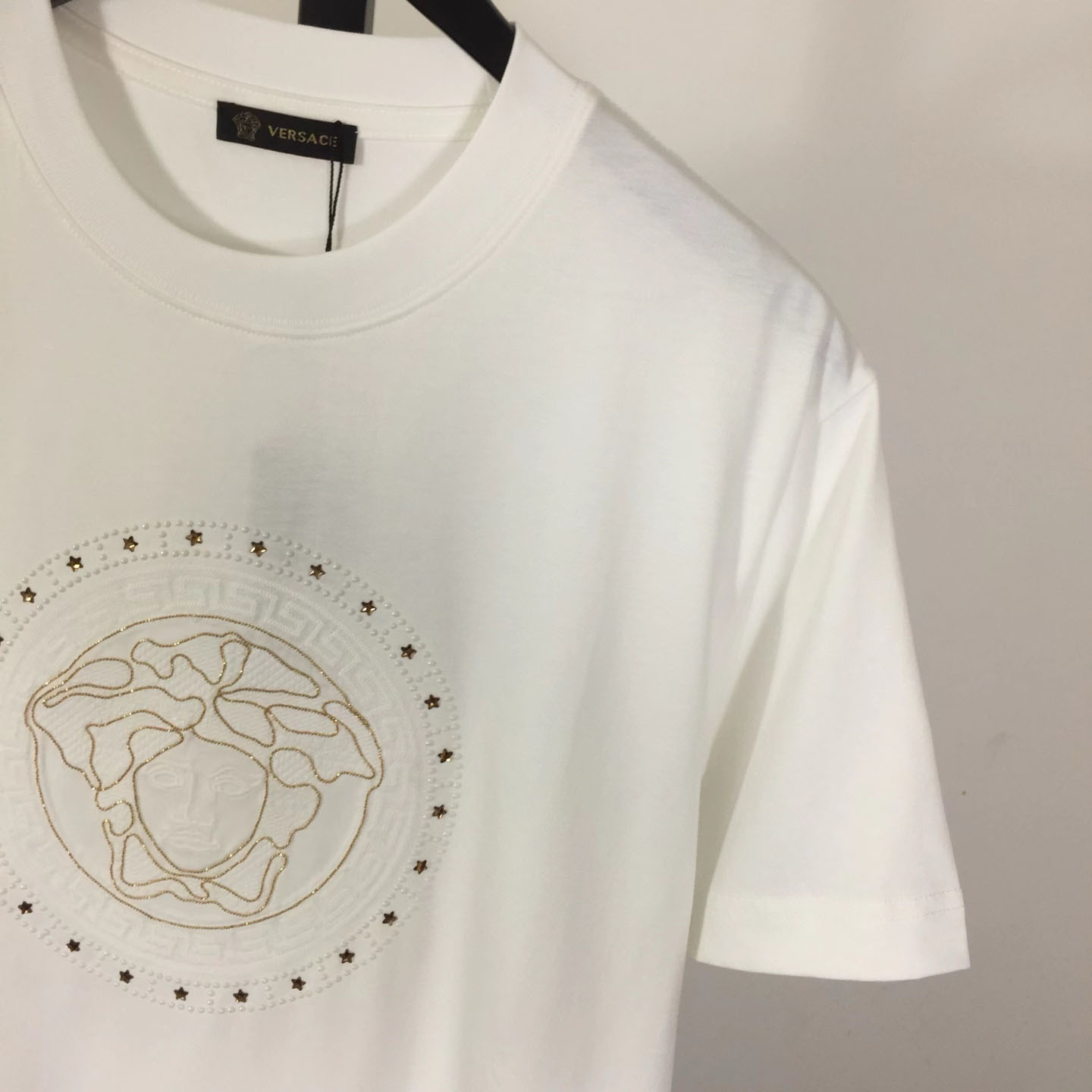 Versace Medusa Embellished T-shirt - DesignerGu