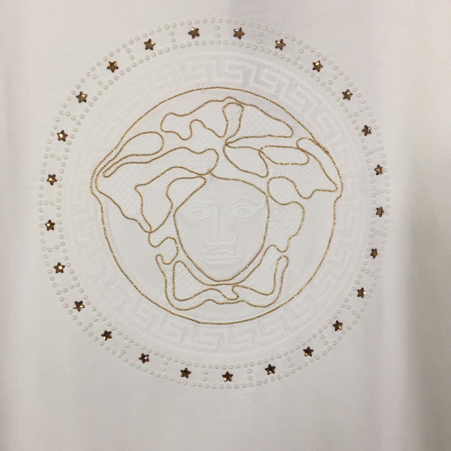 Versace Medusa Embellished T-shirt - DesignerGu