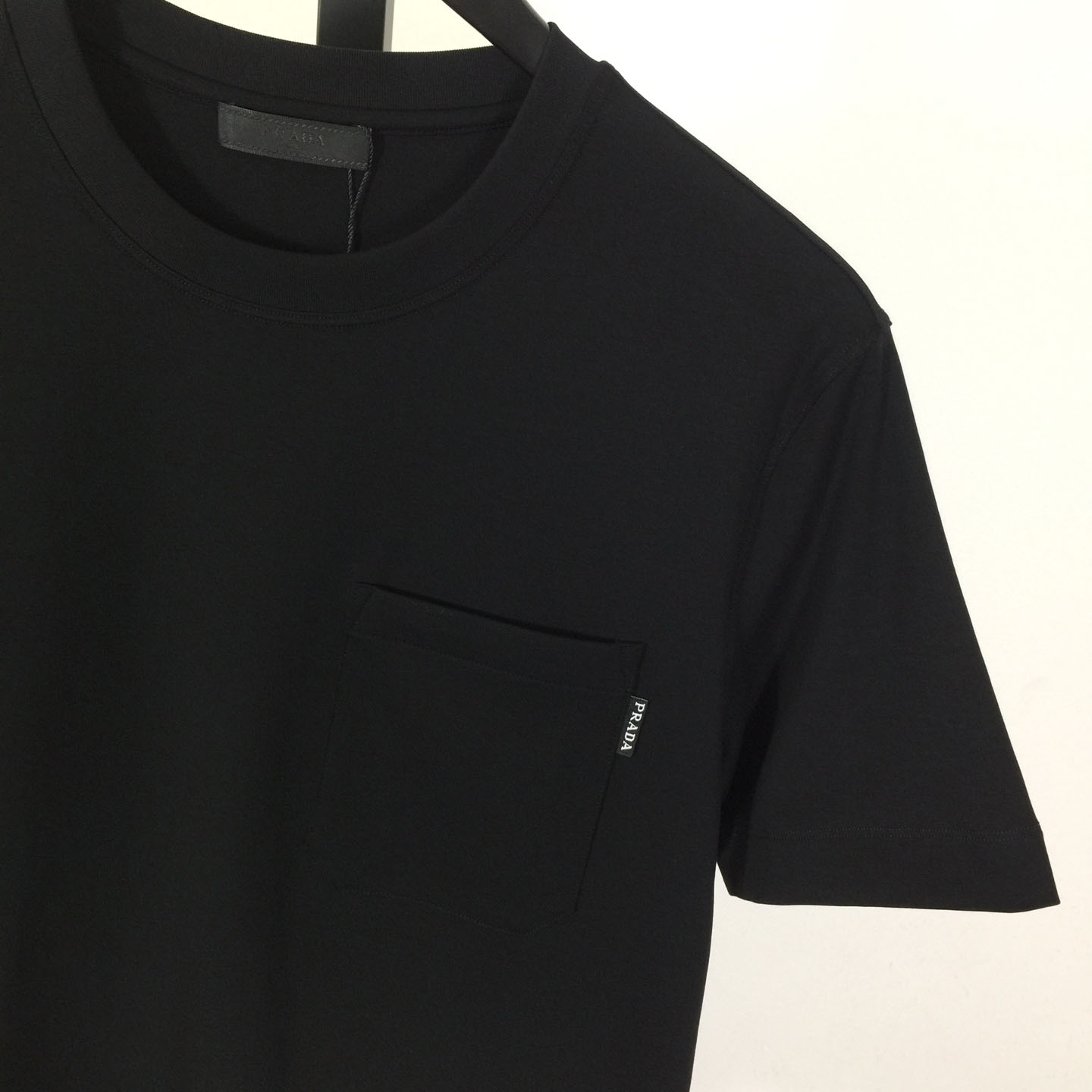 Prada Cotton  Logo Pocket T-shirt - DesignerGu