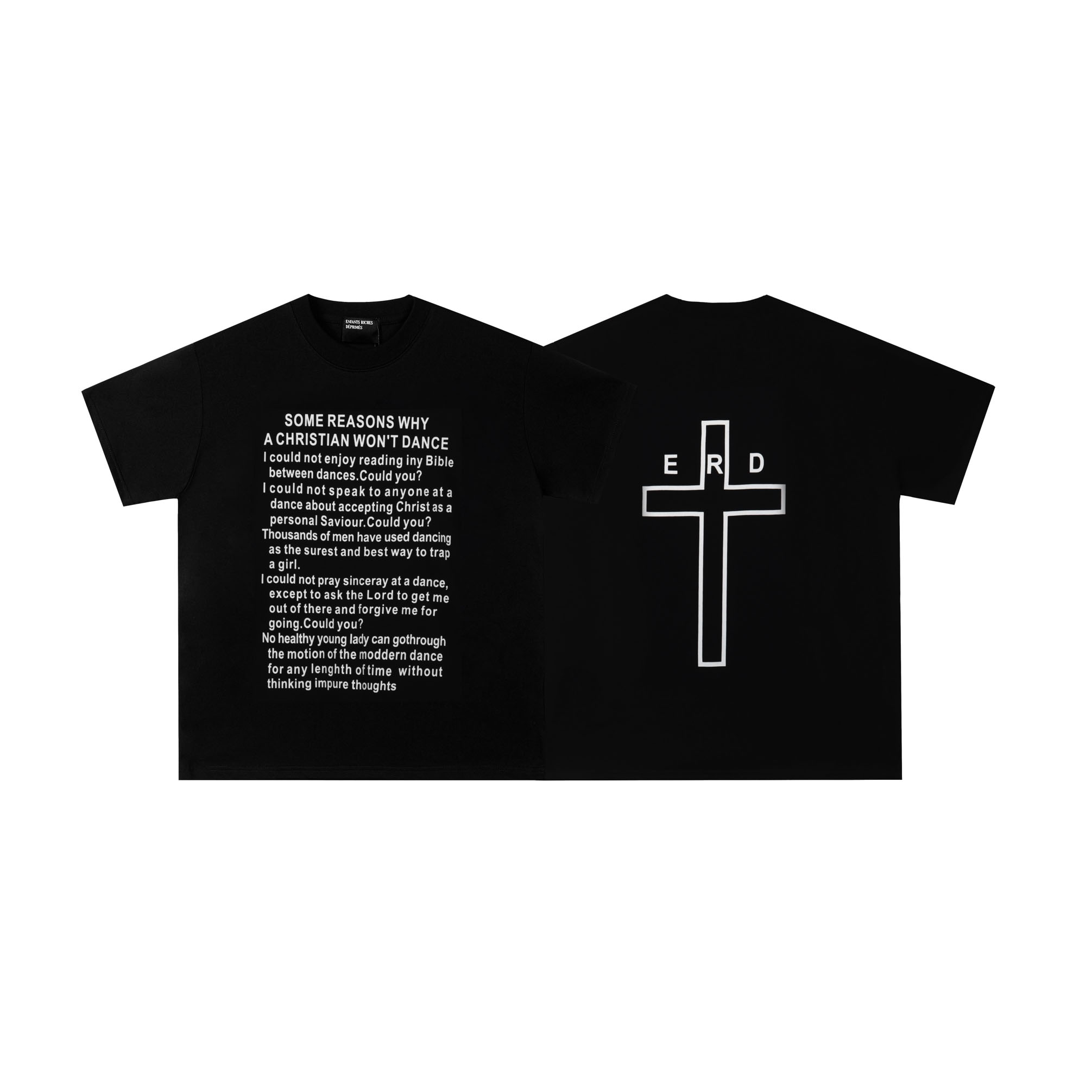 Enfants Riches Déprimés Some Reasons Why T-Shirt 'Black' - DesignerGu