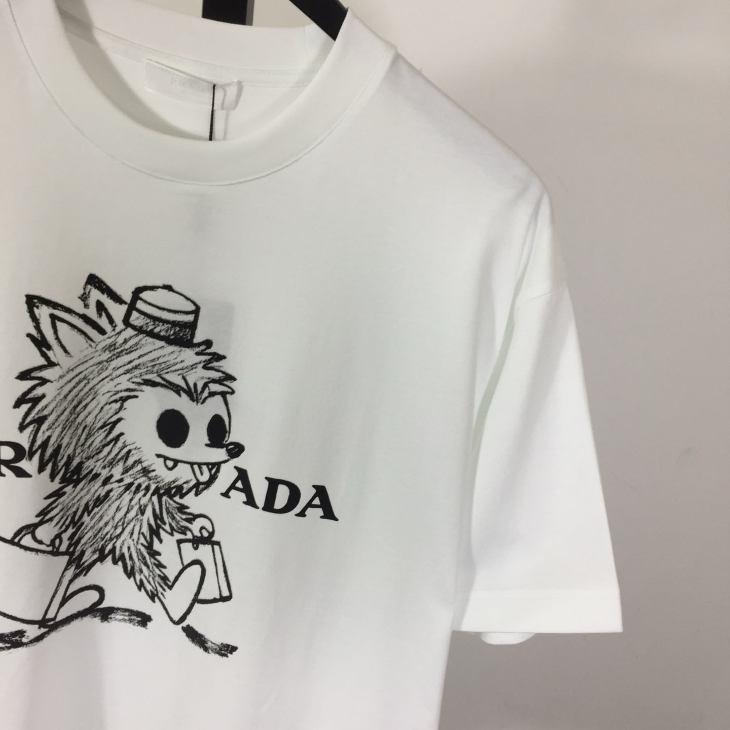 Prada Logo Cotton Tee - DesignerGu