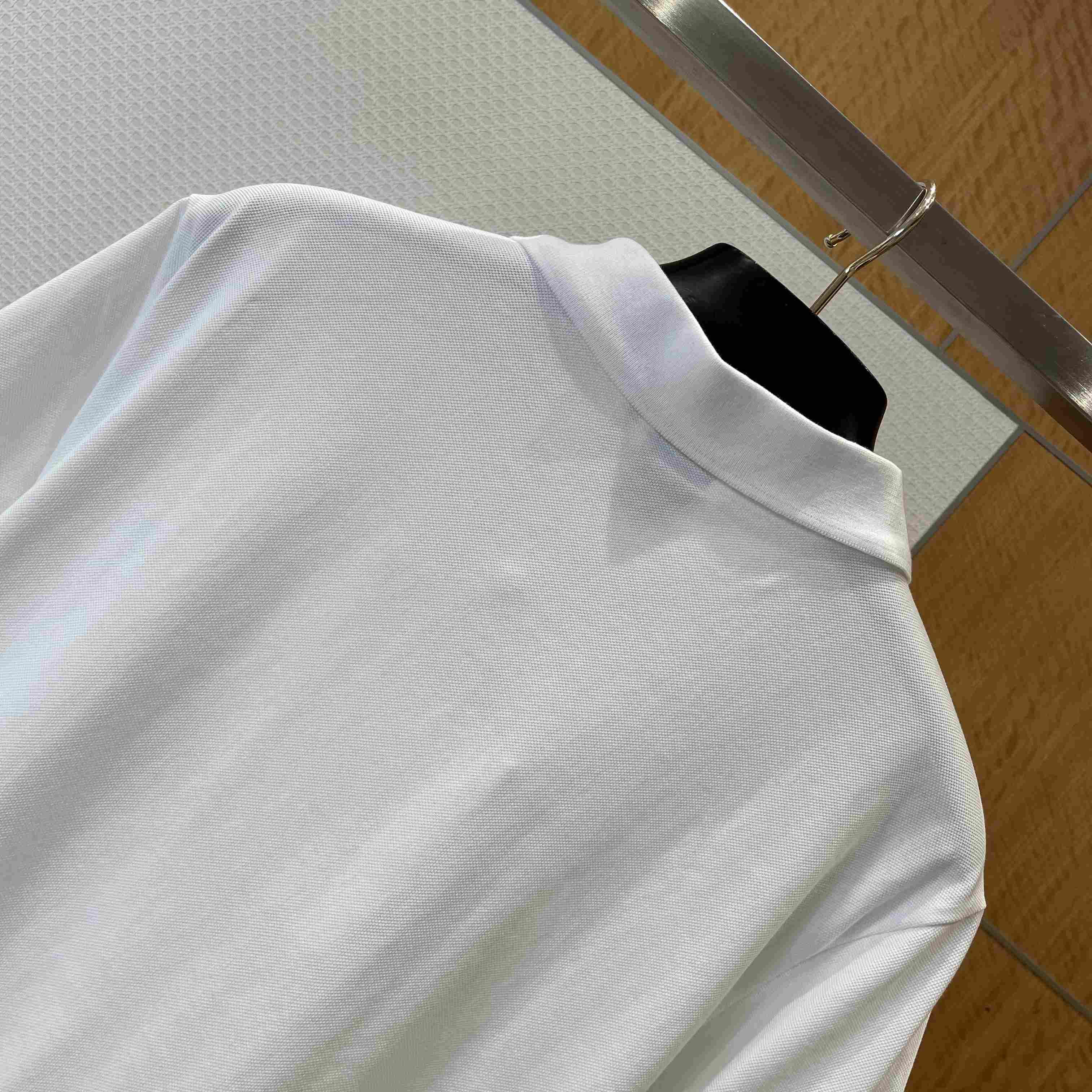 Dior Polo Shirt With Dior Clover Embroidery - DesignerGu