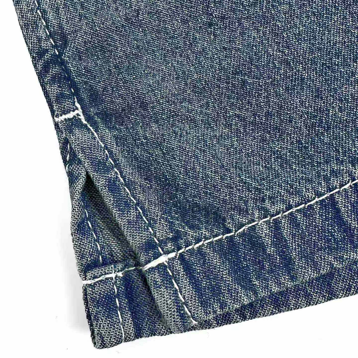 Celine Short-Sleeved Shirt In Cotton Denim - DesignerGu