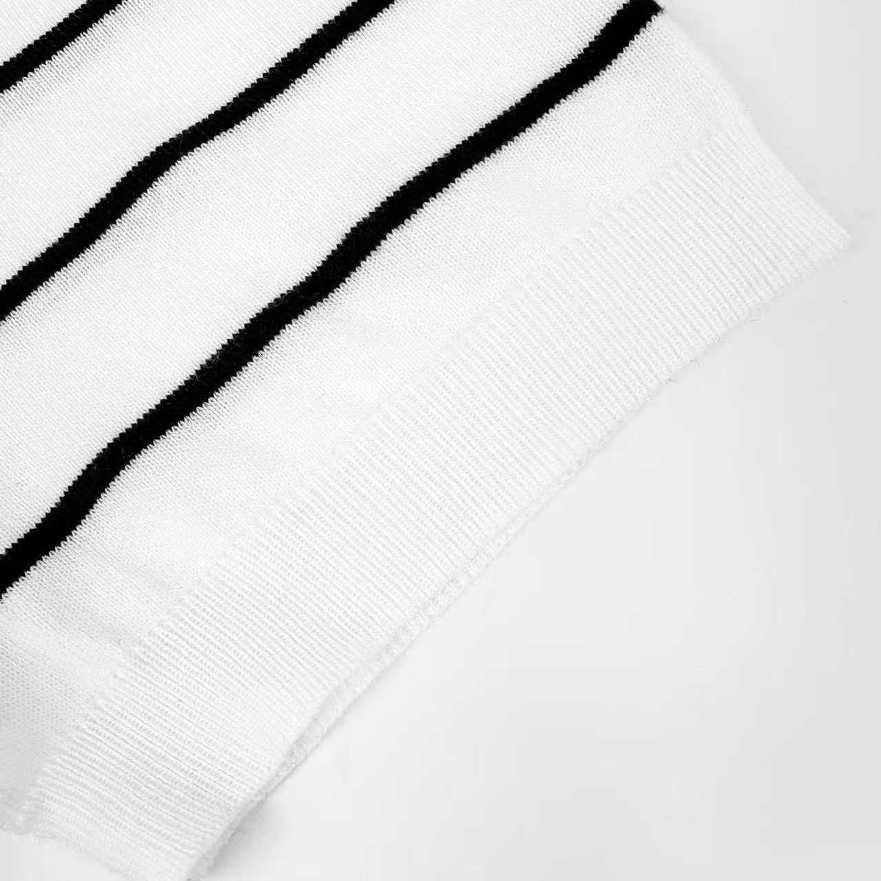 Prada Short-Sleeved Striped Cotton Polo Shirt - DesignerGu