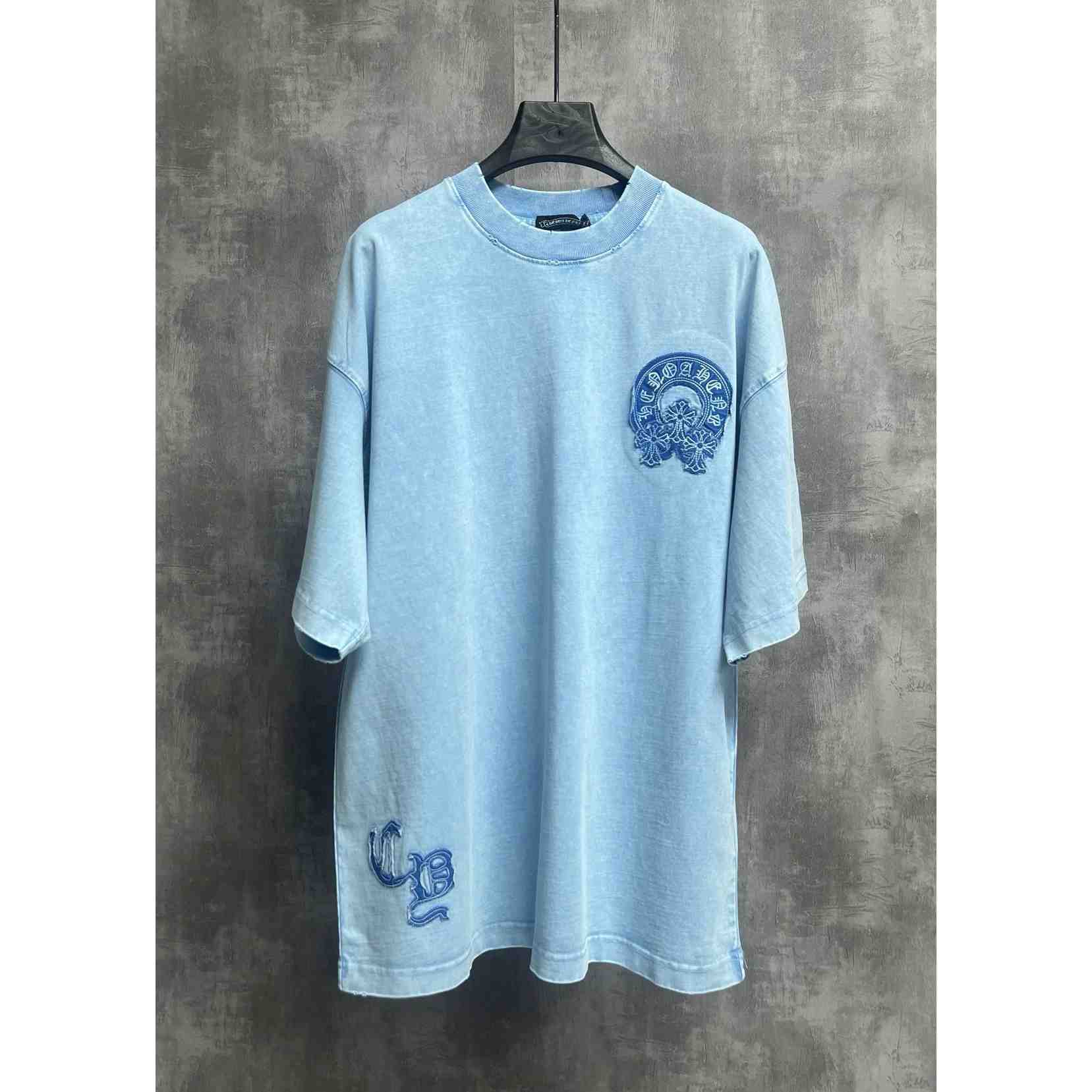 Chrome Hearts Horseshoe Cross Patch Embroidery  T-Shirt  - DesignerGu