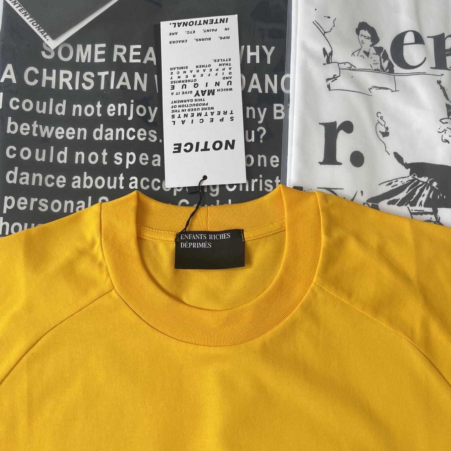 Enfants Riches Déprimés  Love Isn’t Enough Mock Neck T-Shirt  - DesignerGu