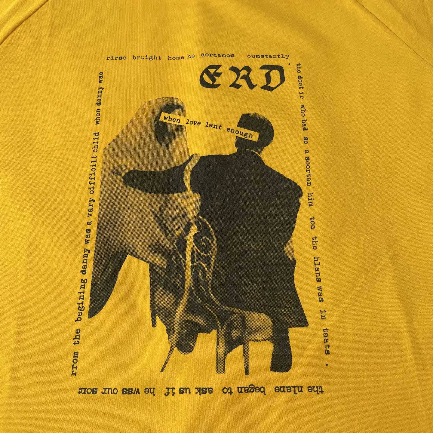 Enfants Riches Déprimés  Love Isn’t Enough Mock Neck T-Shirt  - DesignerGu