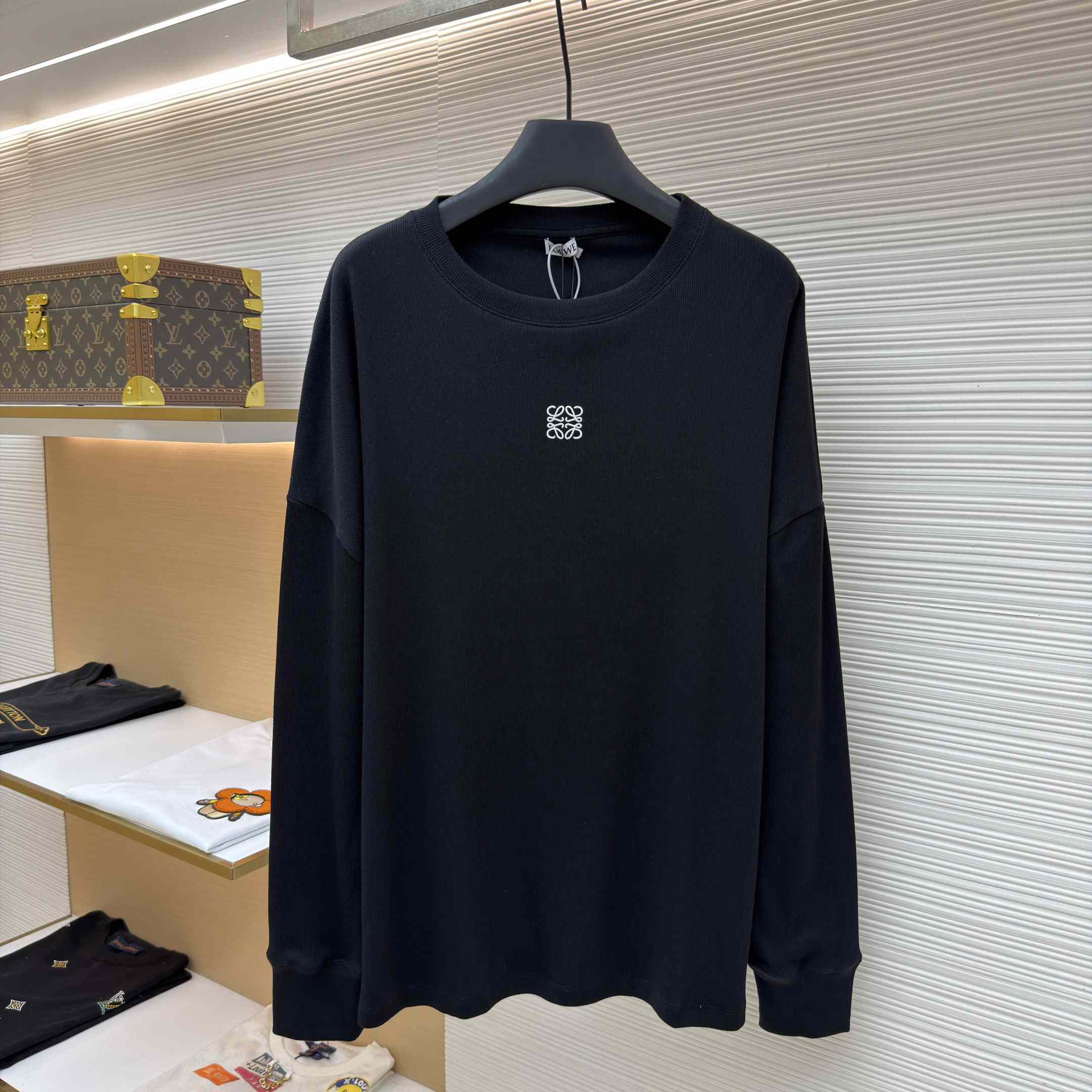 Loewe Oversized Fit Long Sleeve T-shirt In Cotton - DesignerGu