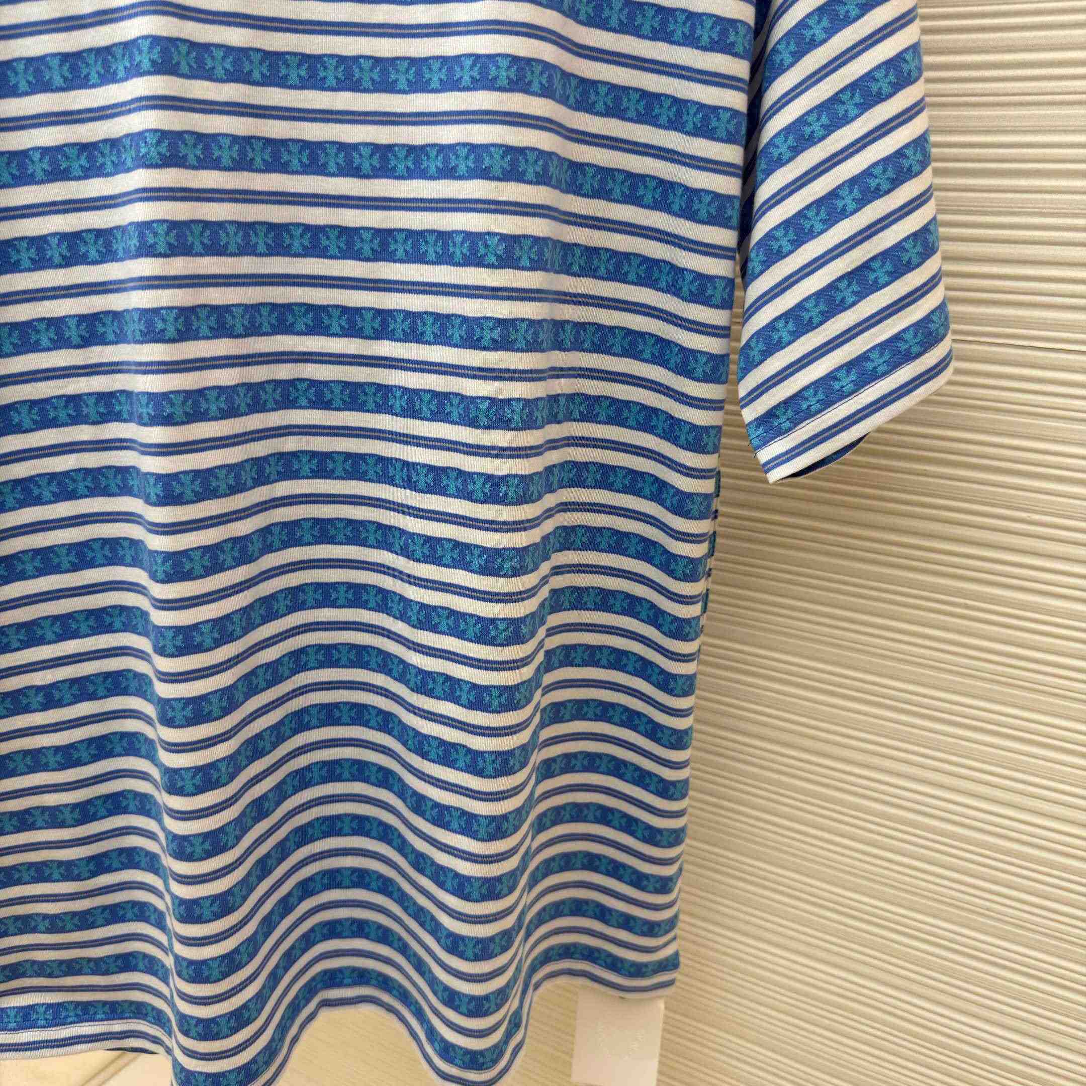 Chrome Hearts Stripe Logo Tee  - DesignerGu
