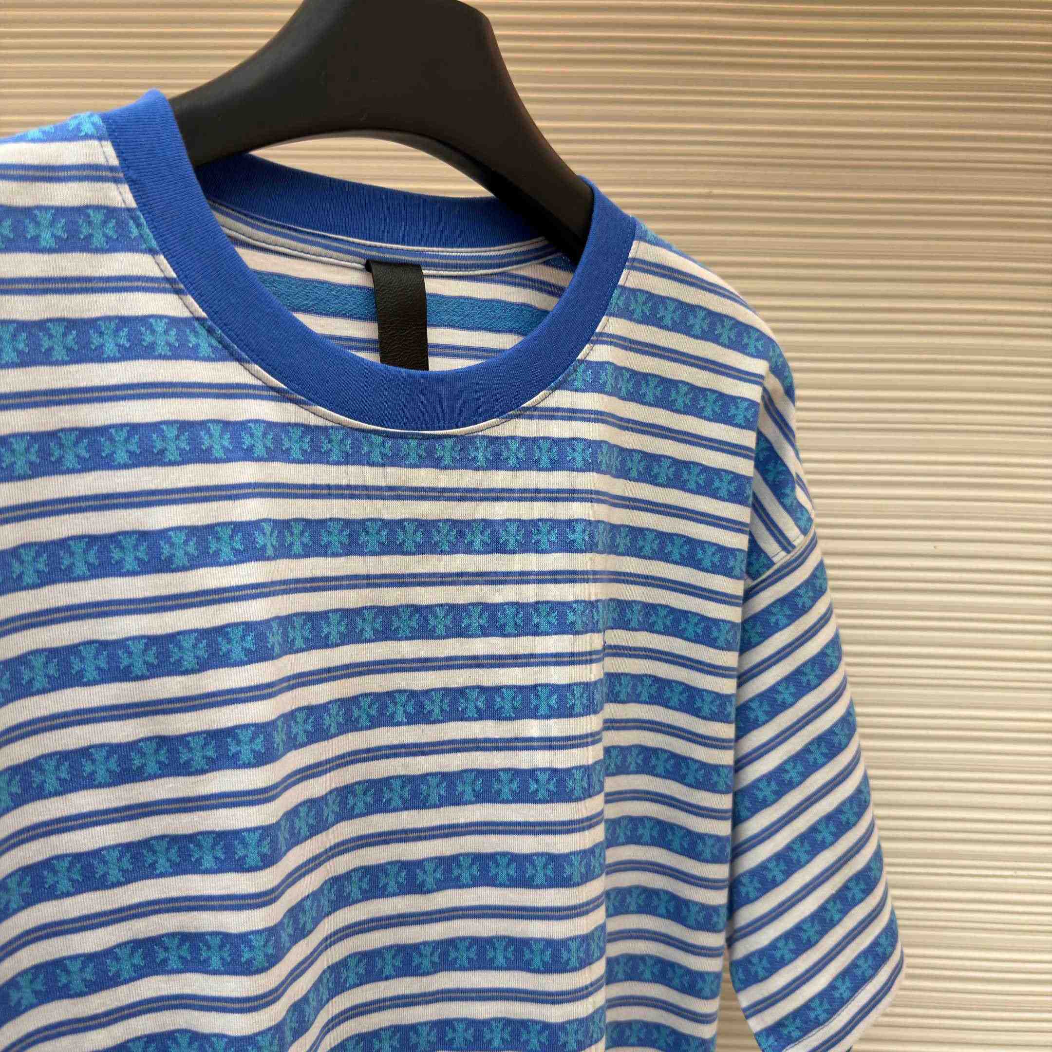 Chrome Hearts Stripe Logo Tee  - DesignerGu