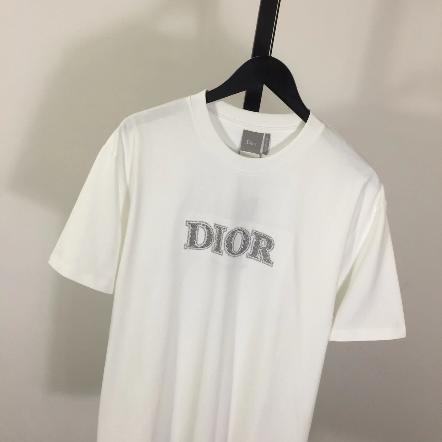 Dior Logo Embroidered Letters  T-shirt - DesignerGu