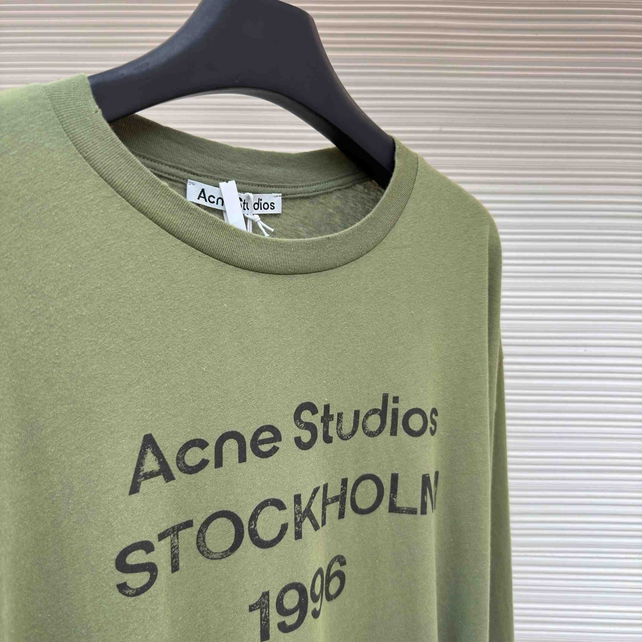 Acne Studios Sprayed 1996 Logo T-shirt - DesignerGu