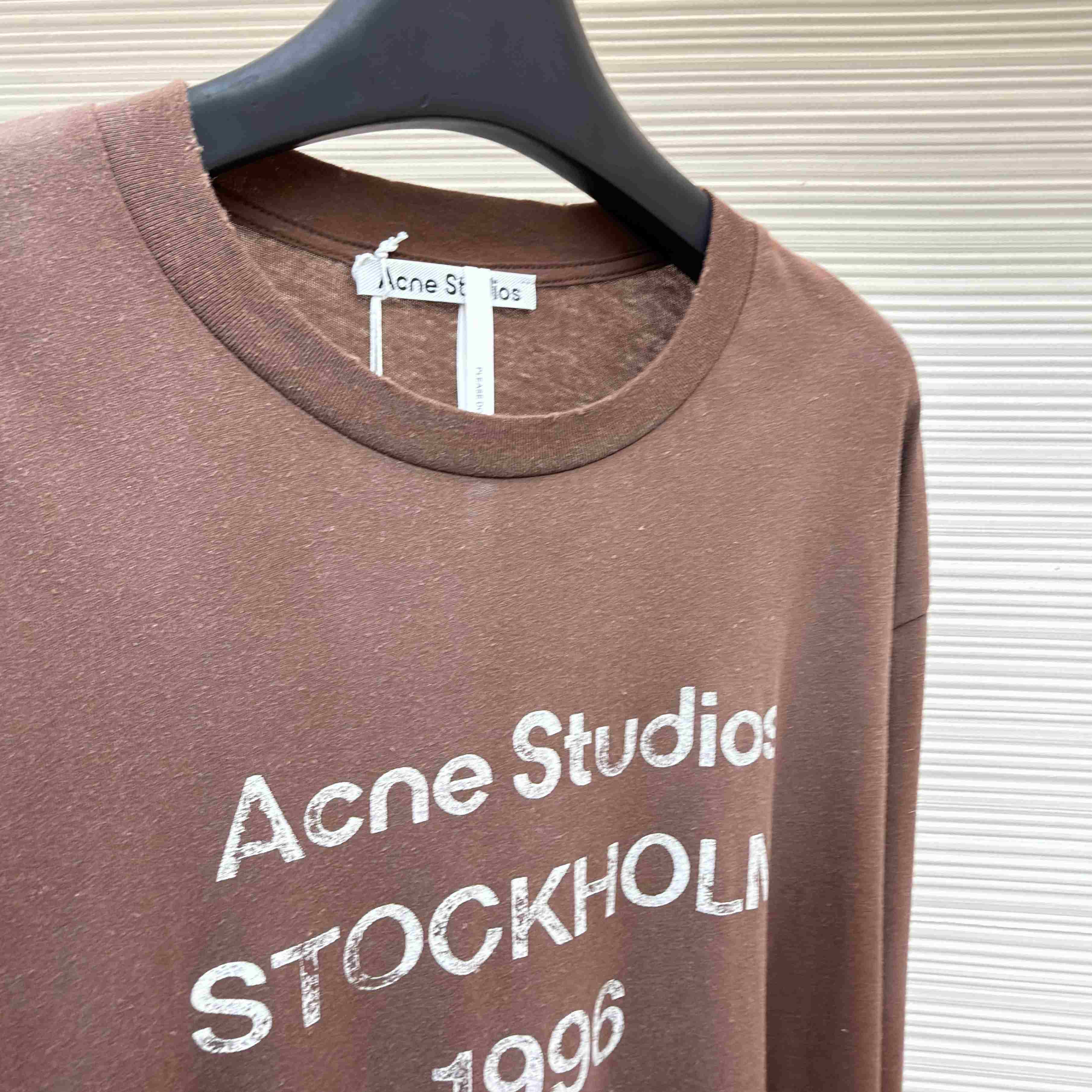 Acne Studios Sprayed 1996 Logo T-shirt - DesignerGu