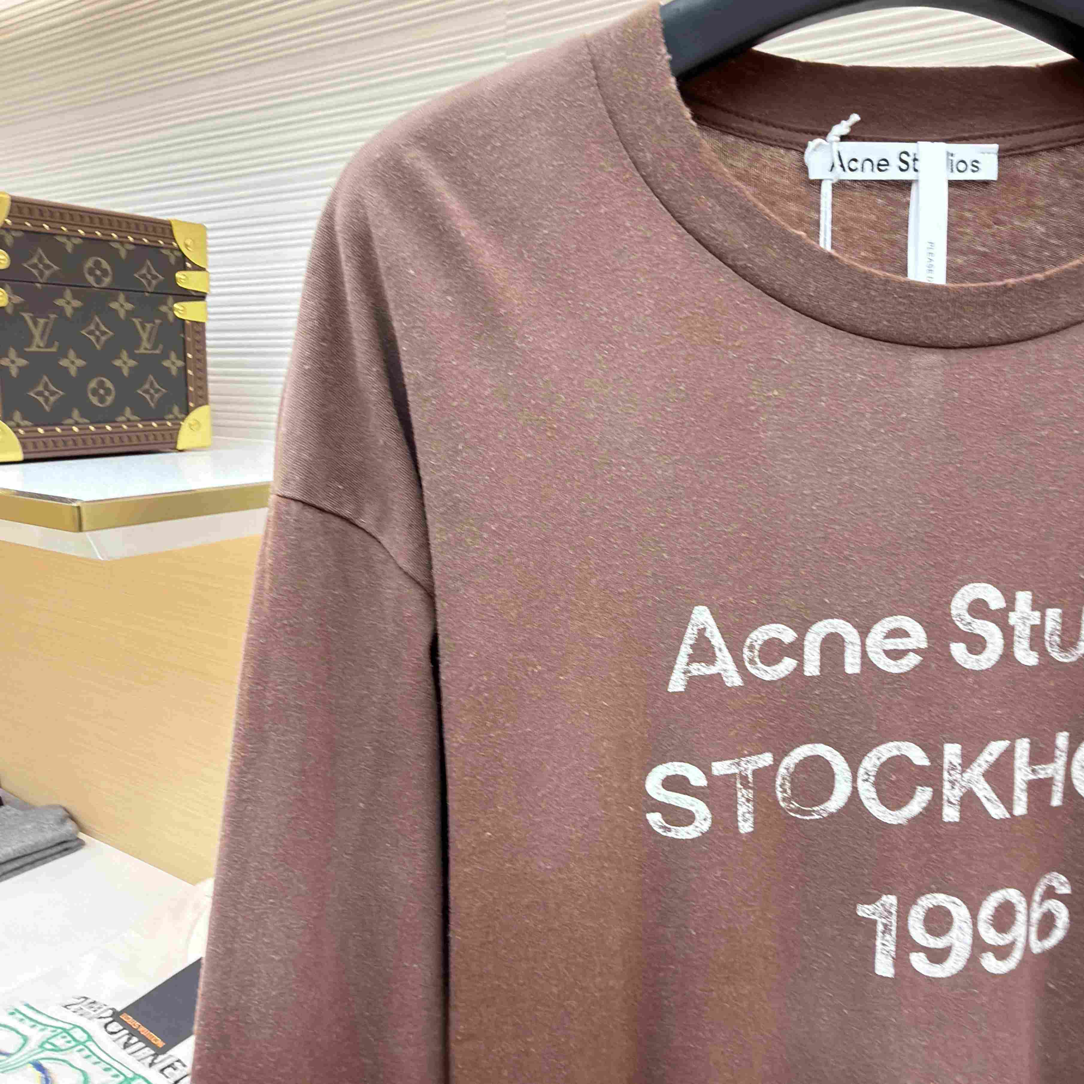 Acne Studios Sprayed 1996 Logo T-shirt - DesignerGu