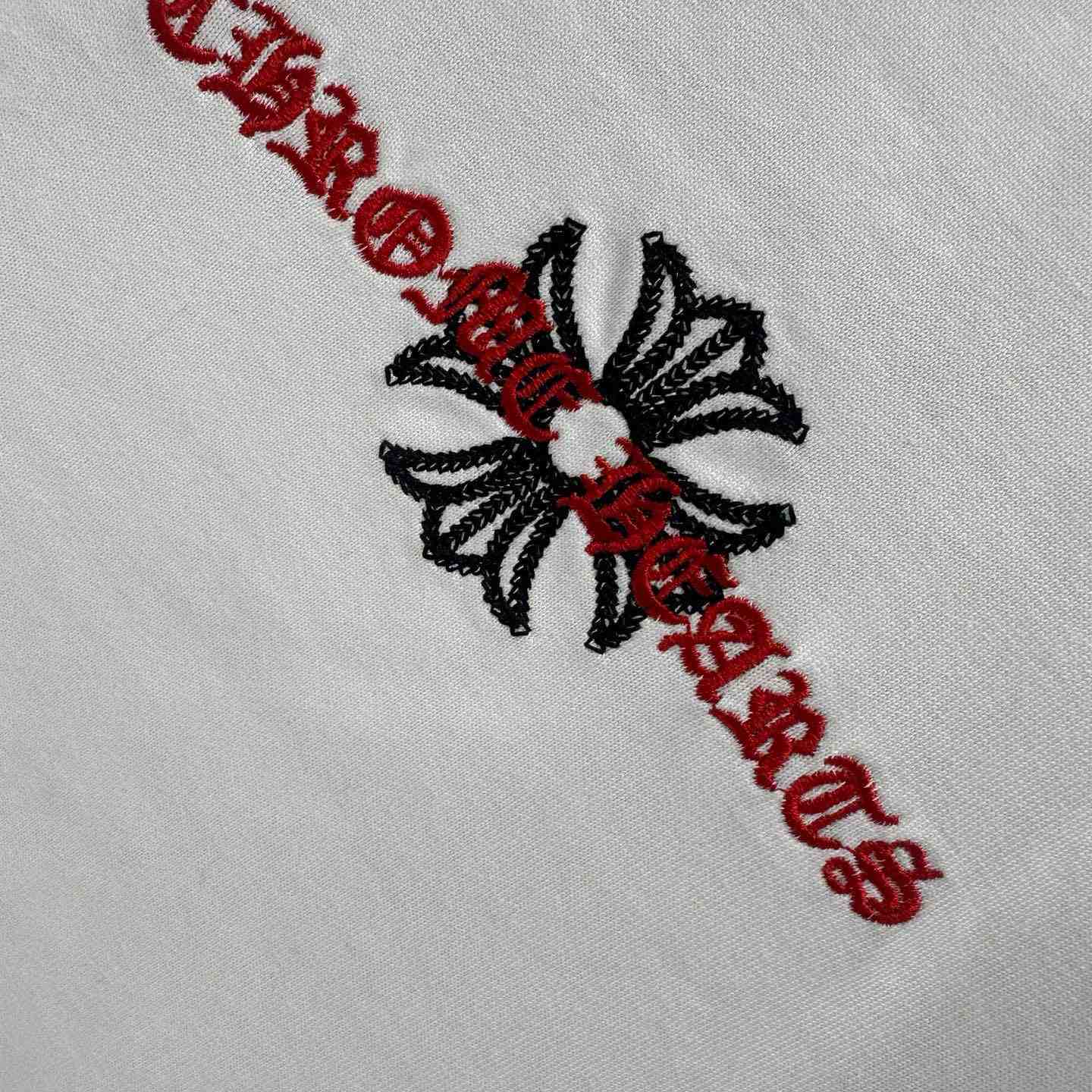 Chrome Hearts  Embroidered Sanskrit Cross T-Shirt 'White' - DesignerGu