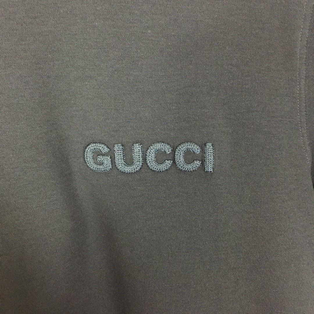 Gucci Cotton Jersey T-shirt With Embroidery - DesignerGu