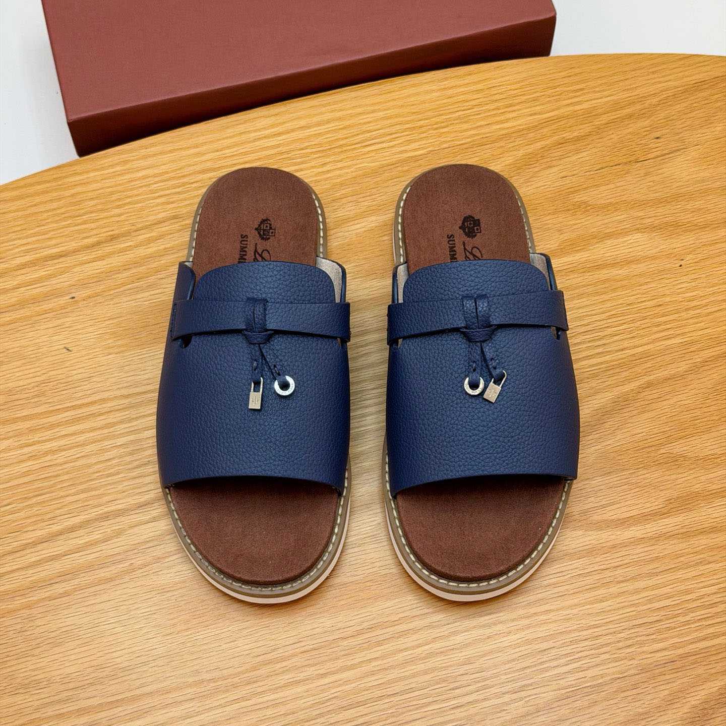 Loro Piana "Summer Walk" Slide Sandal - DesignerGu