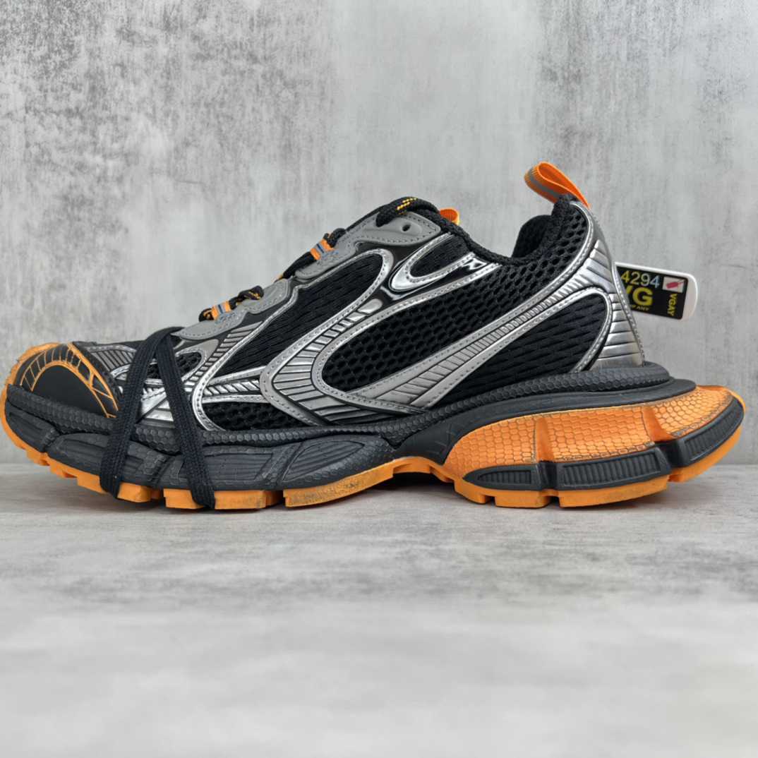 Balenciaga 3XL Distressed Mesh and Rubber Sneakers - DesignerGu