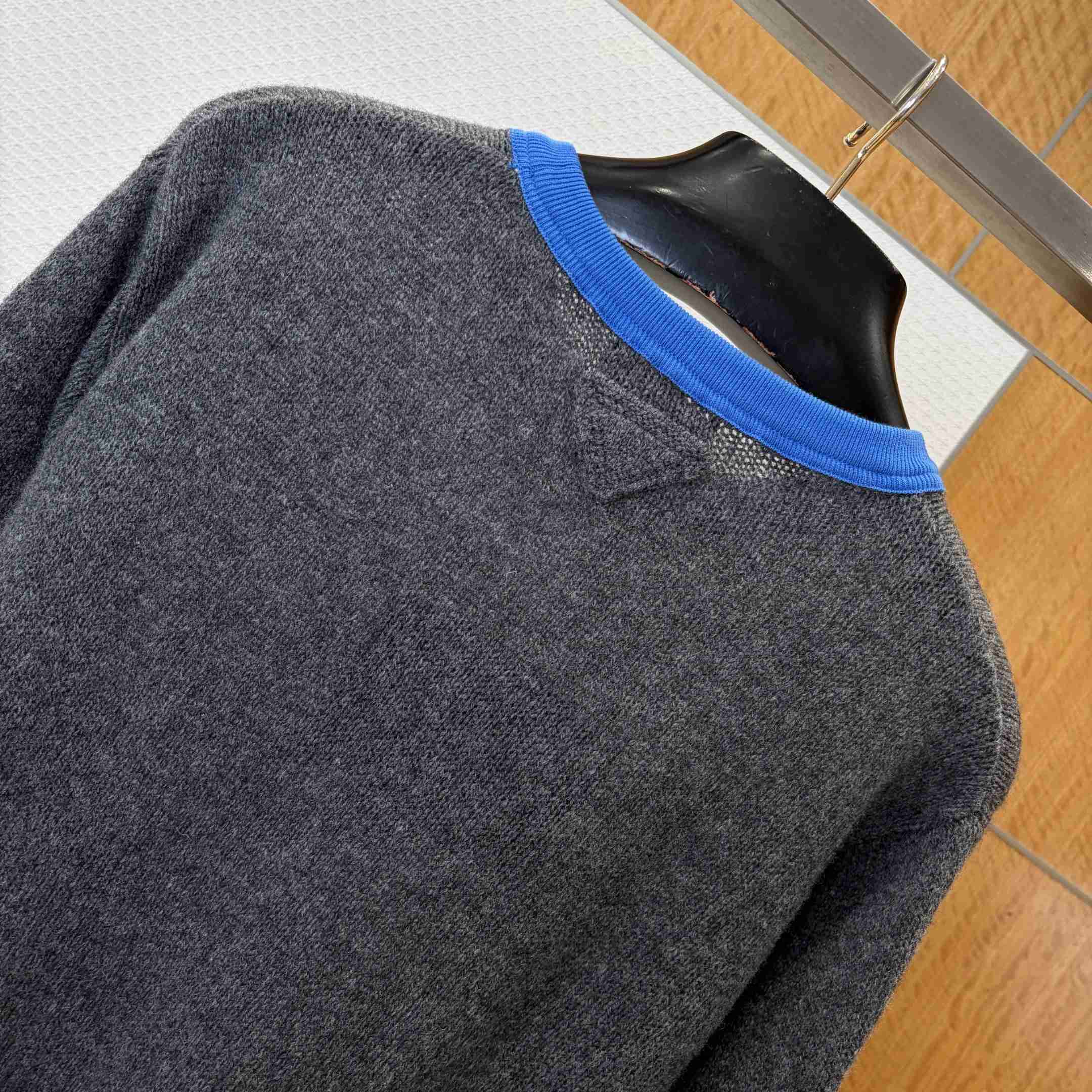 Prada Cashmere Crew-Neck Sweater - DesignerGu