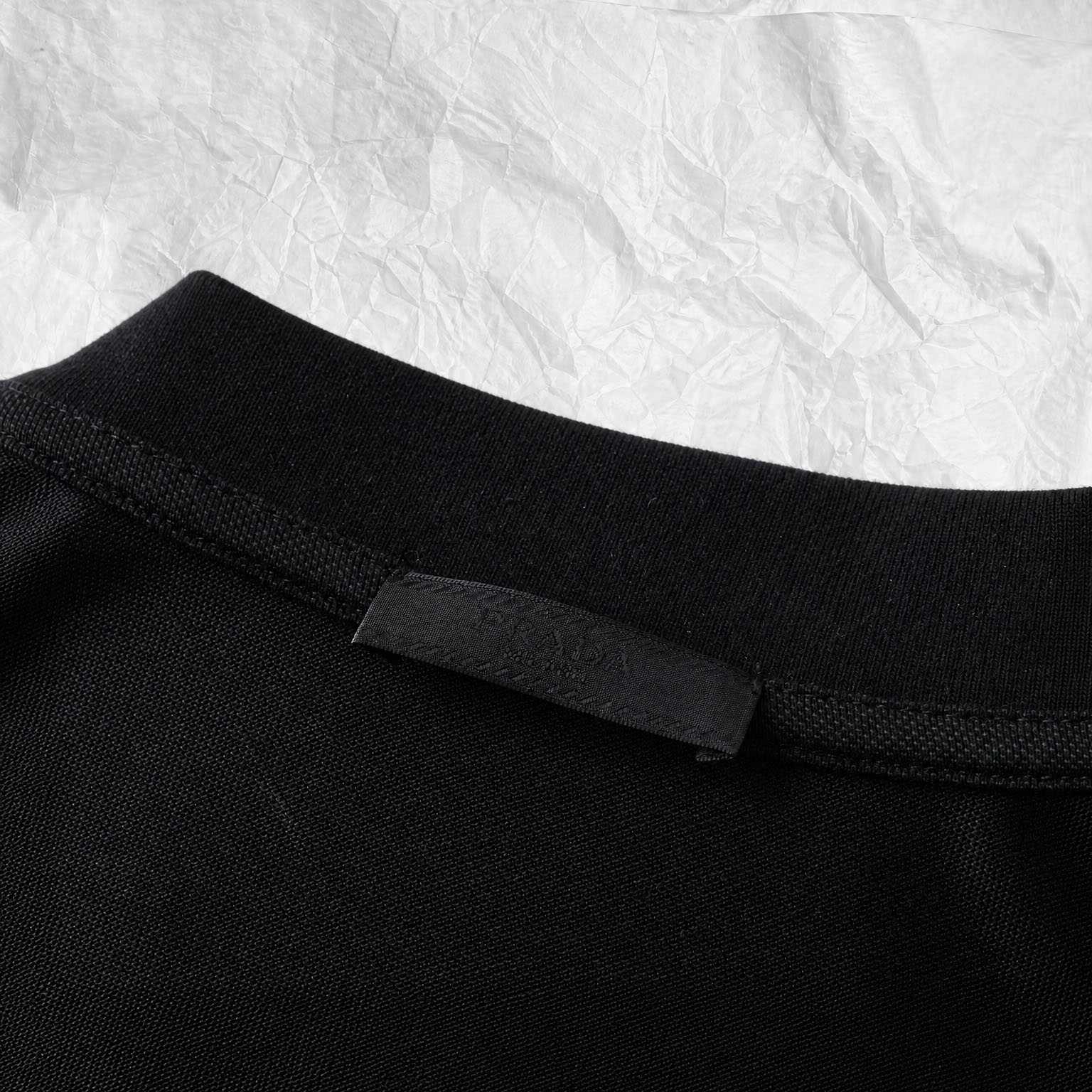 Prada Piqué Polo Shirt - DesignerGu