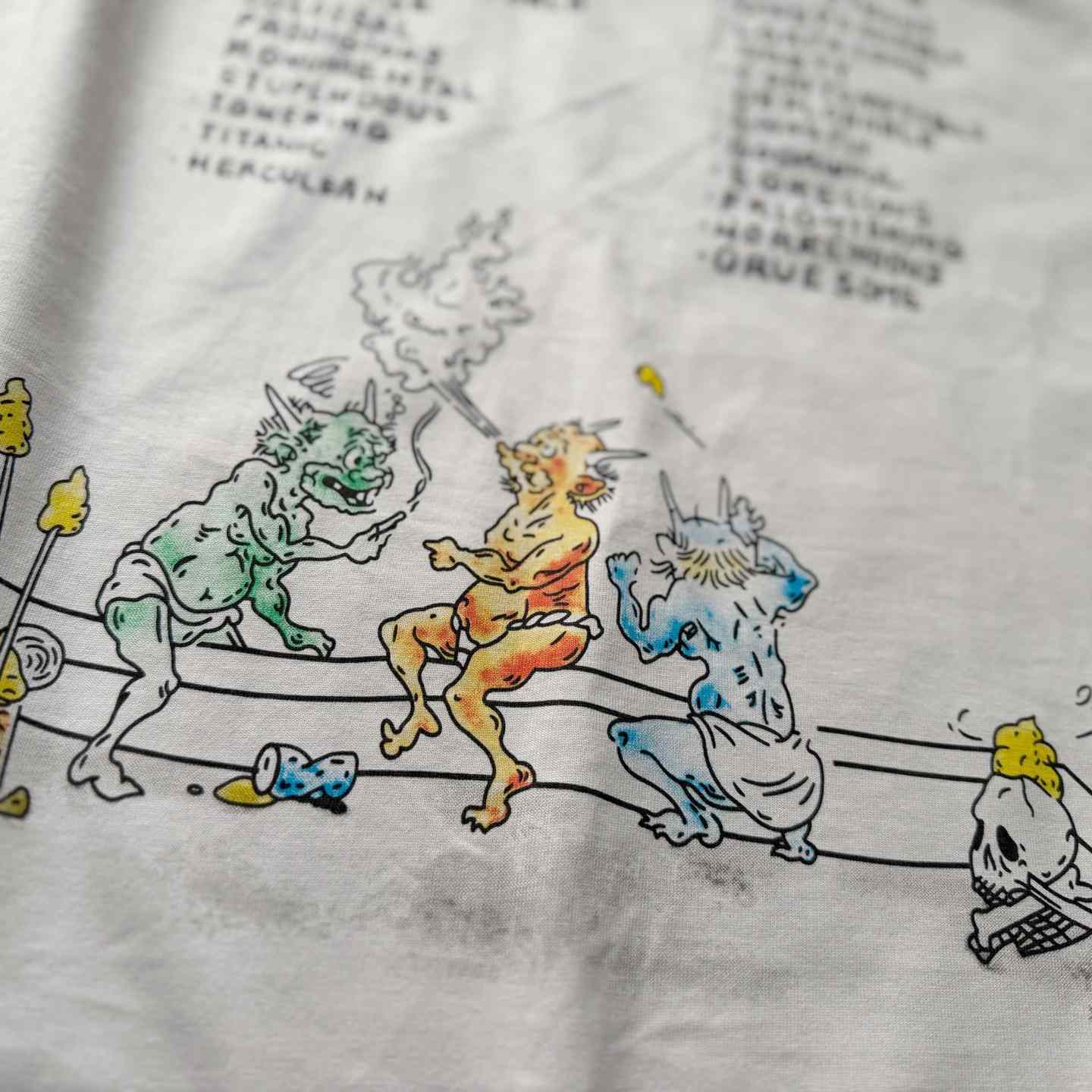 Saint Michael Saint Wet Short-Sleeve T-Shirt 'White' - DesignerGu