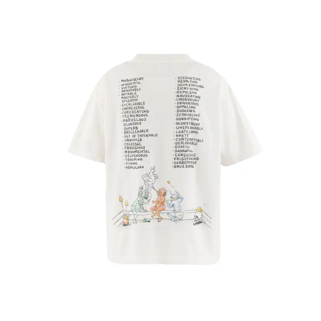 Saint Michael Saint Wet Short-Sleeve T-Shirt 'White' - DesignerGu