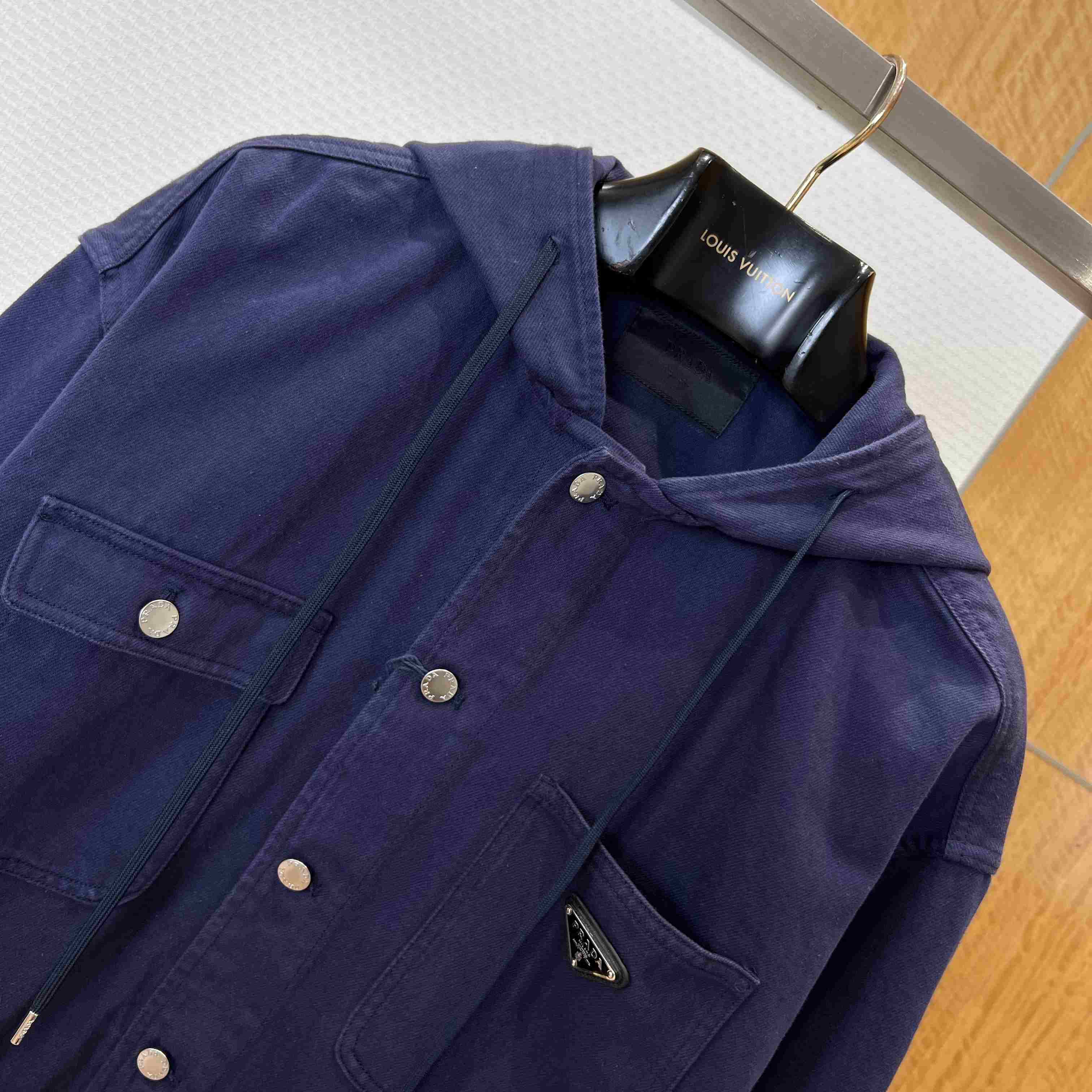 Prada enamel Triangle-Logo Shirt - DesignerGu