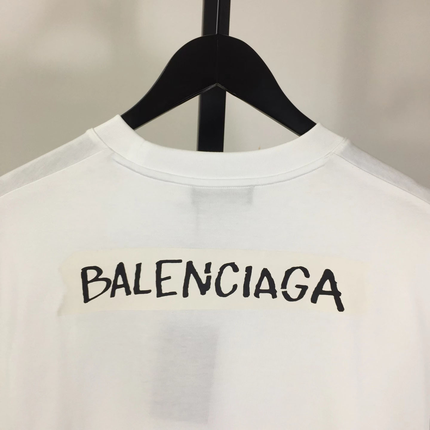 Balenciaga Logo Printed Crewneck T-Shirt - DesignerGu