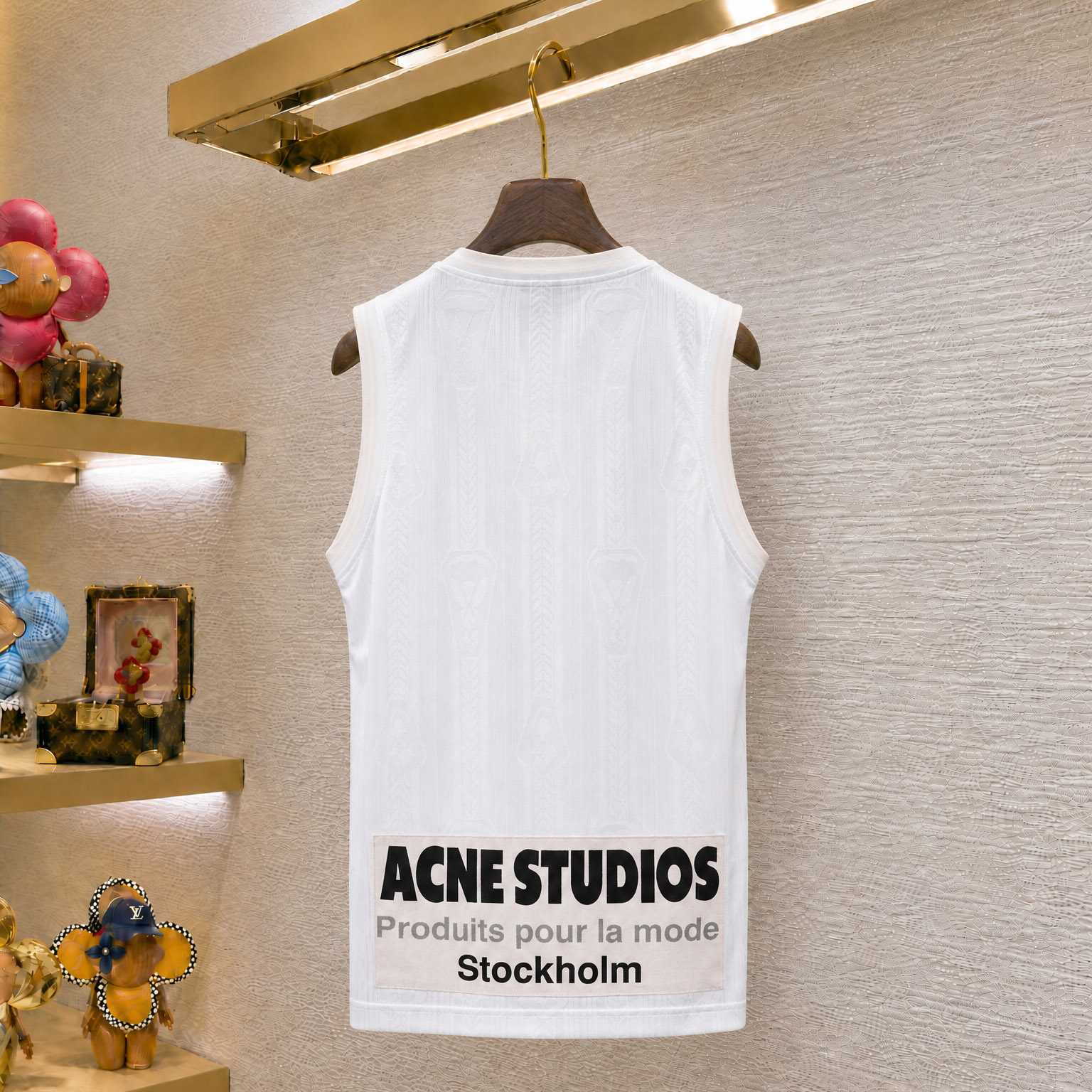 Acne Studios Sports Jersey Tank Top - DesignerGu