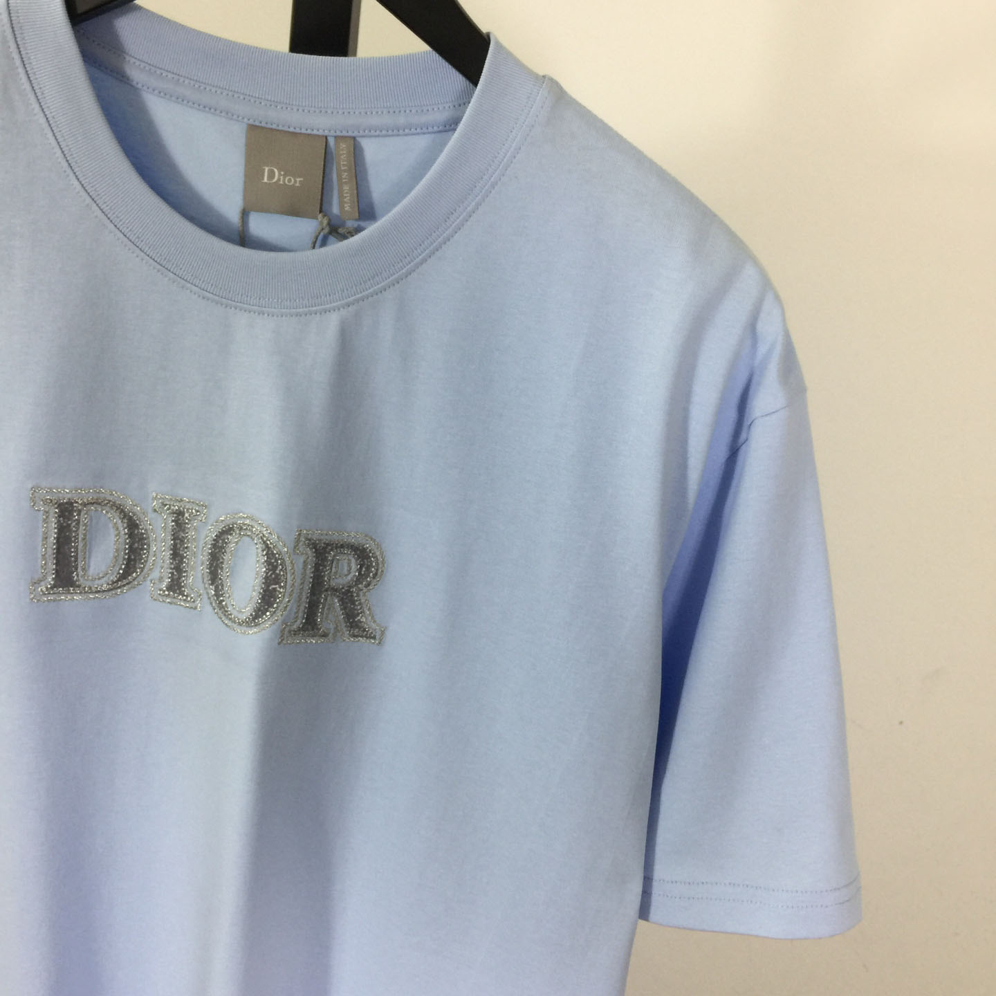 Dior Logo Embroidered Letters  T-shirt - DesignerGu