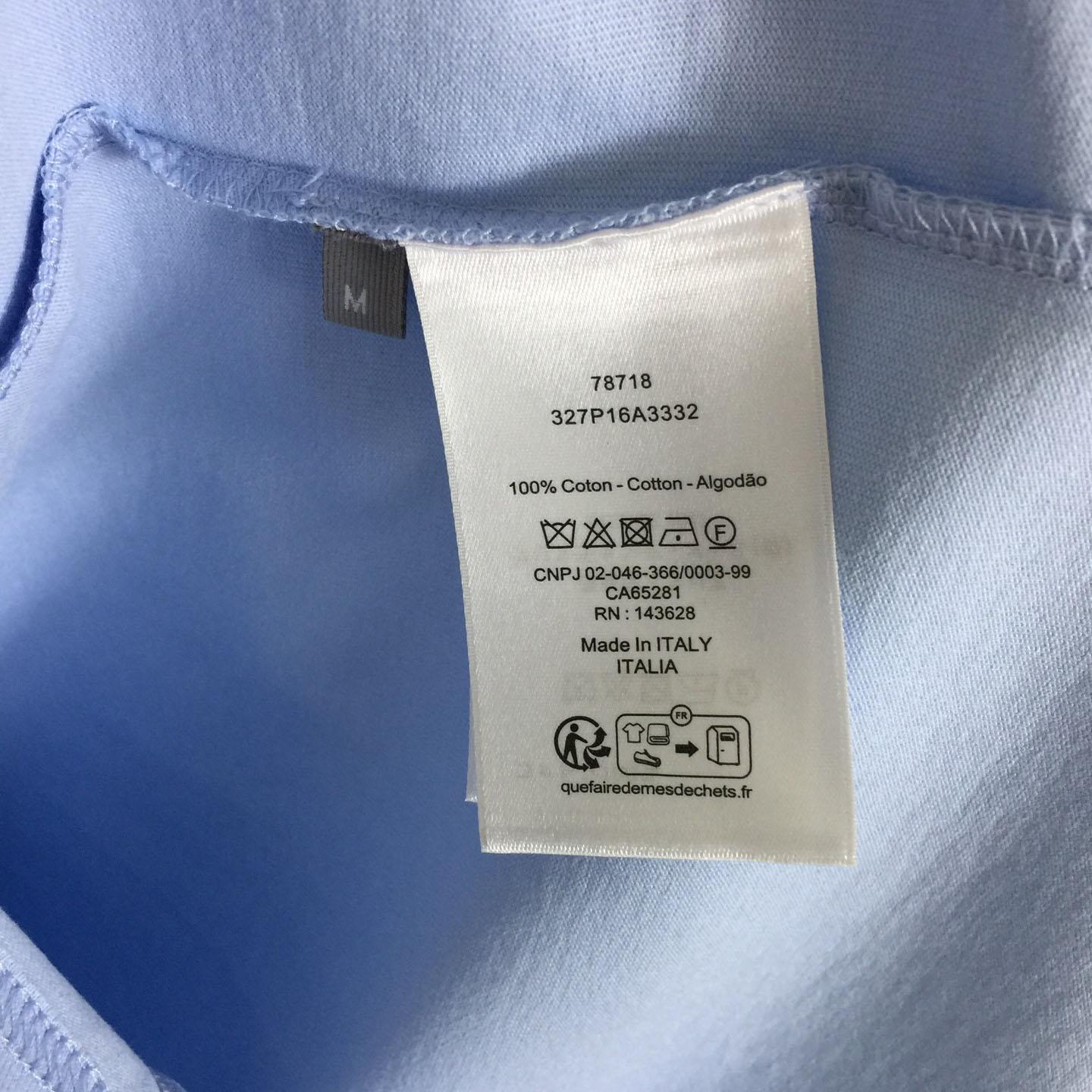 Dior Logo Embroidered Letters  T-shirt - DesignerGu