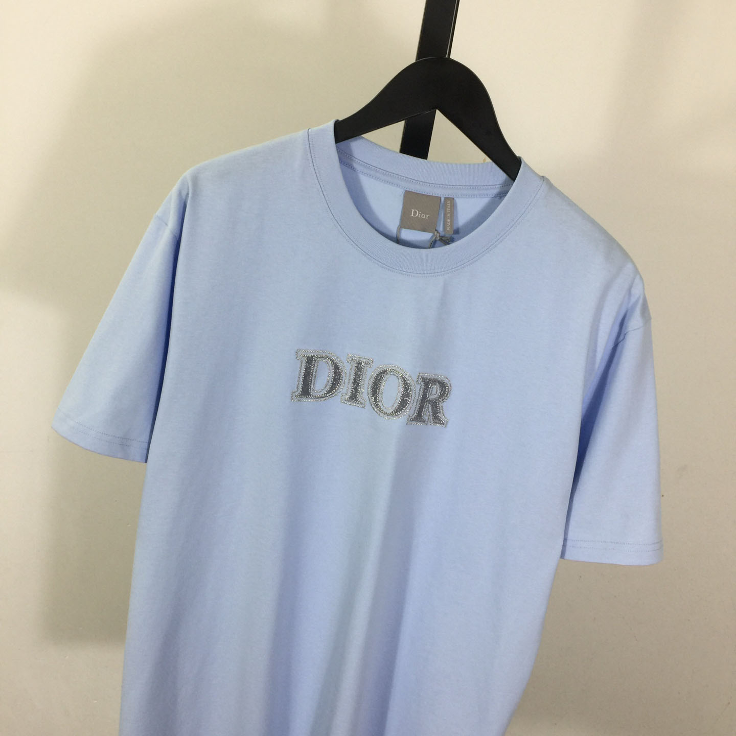 Dior Logo Embroidered Letters  T-shirt - DesignerGu