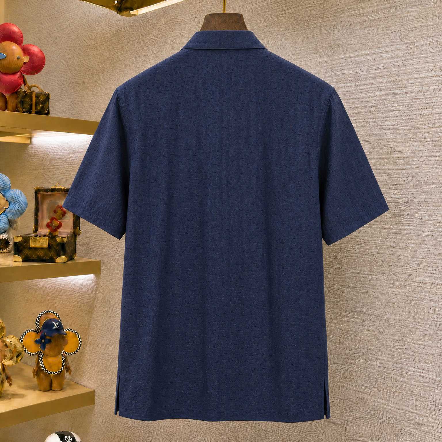 Dior Oblique Short-Sleeved Shirt - DesignerGu