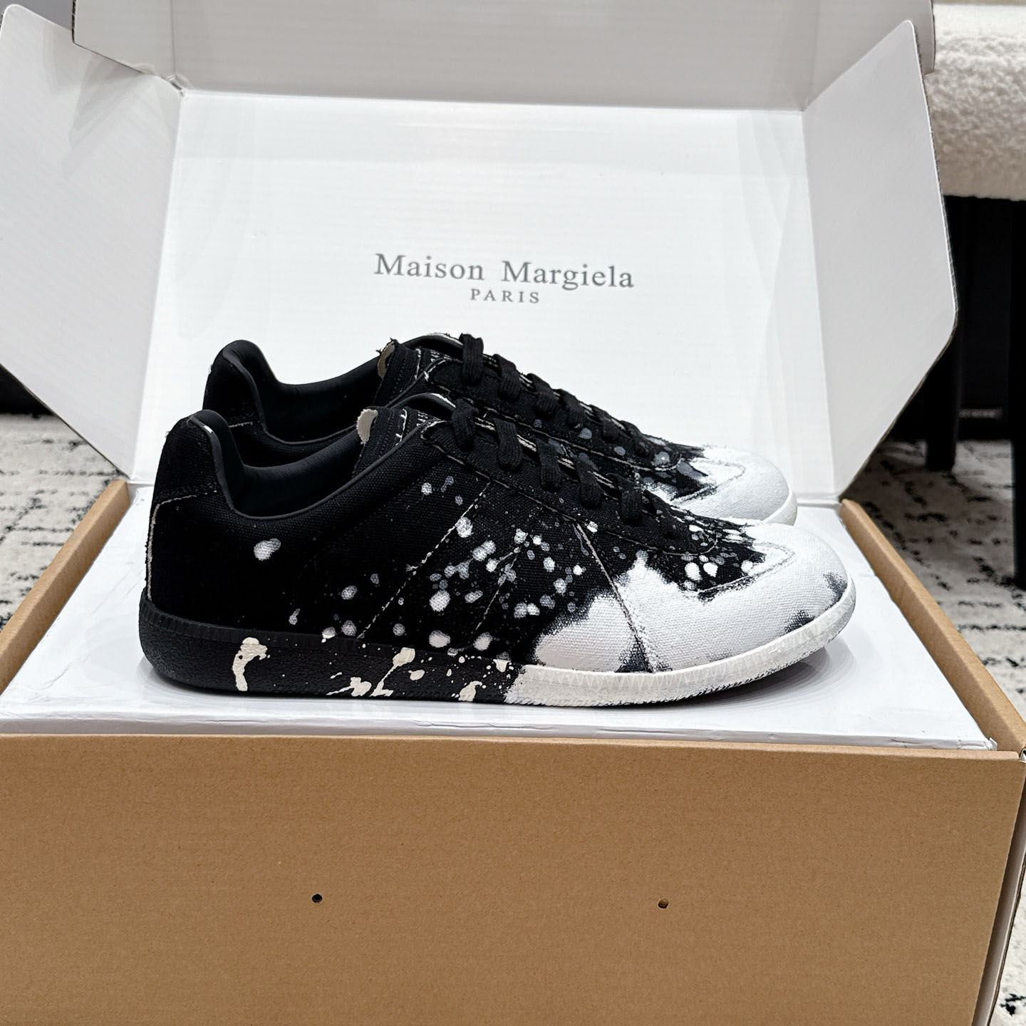 Maison Margiela Replica 'Paint Splatter - Black' - DesignerGu