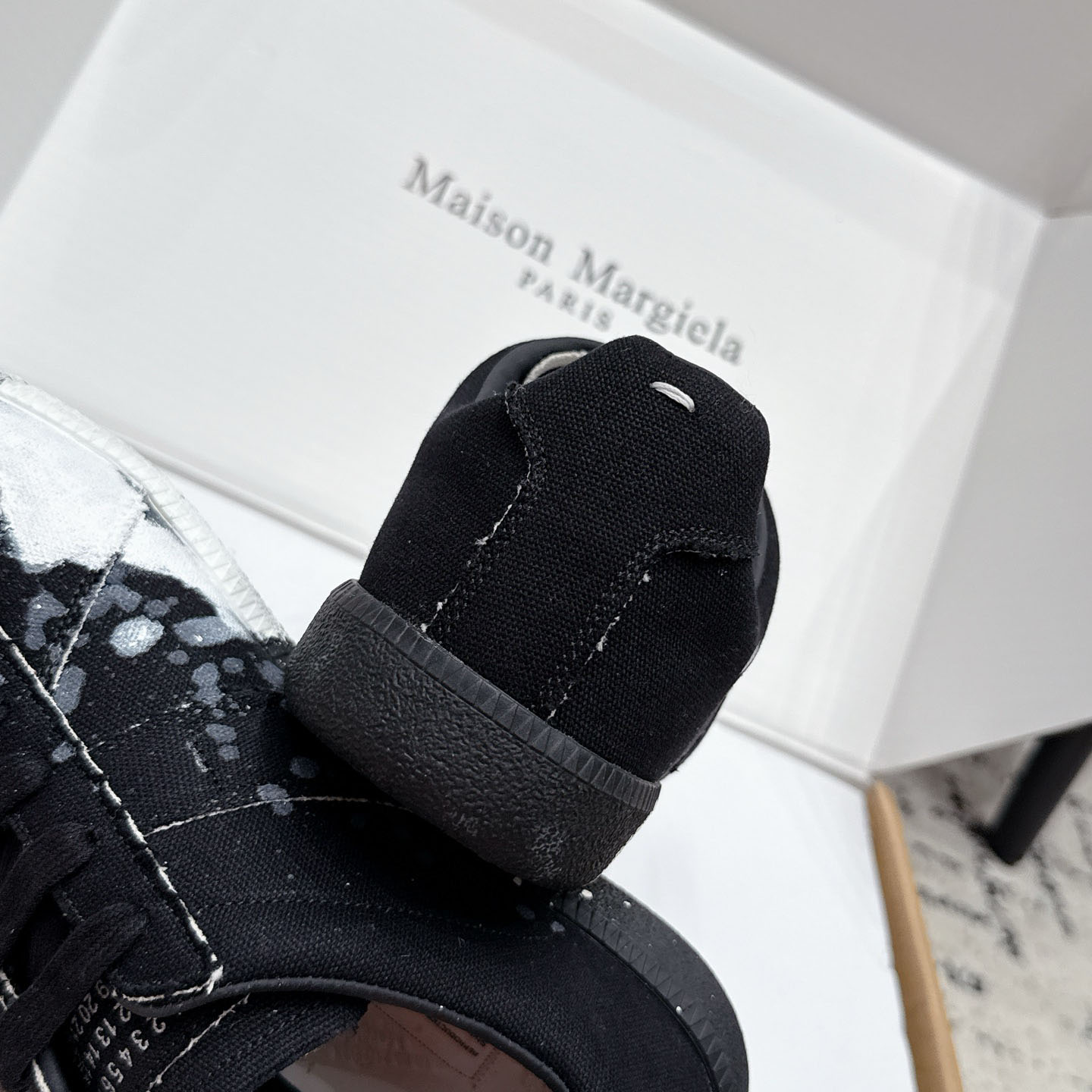 Maison Margiela Replica 'Paint Splatter - Black' - DesignerGu