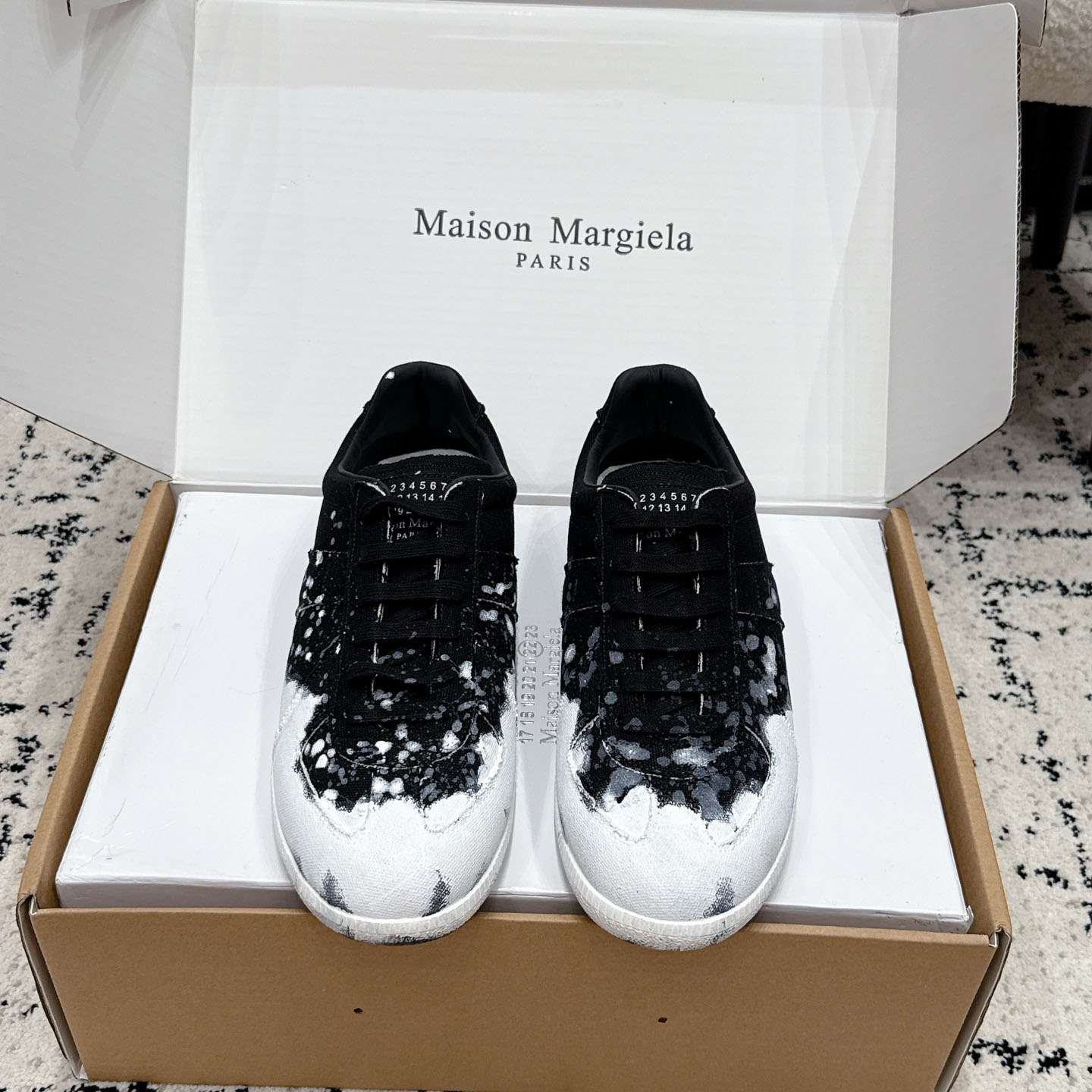 Maison Margiela Replica 'Paint Splatter - Black' - DesignerGu