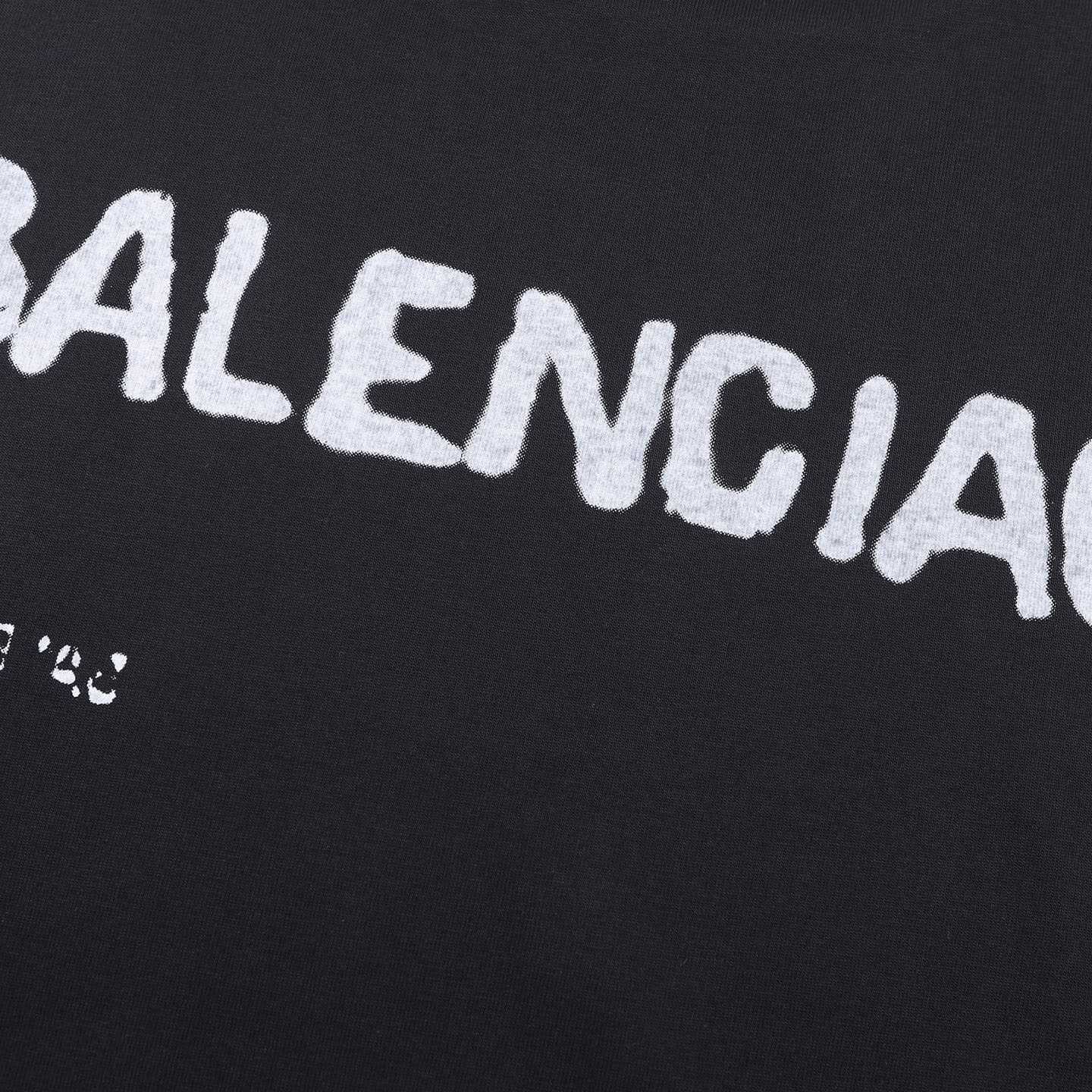 Balenciaga Logo Cotton T-shirt - DesignerGu