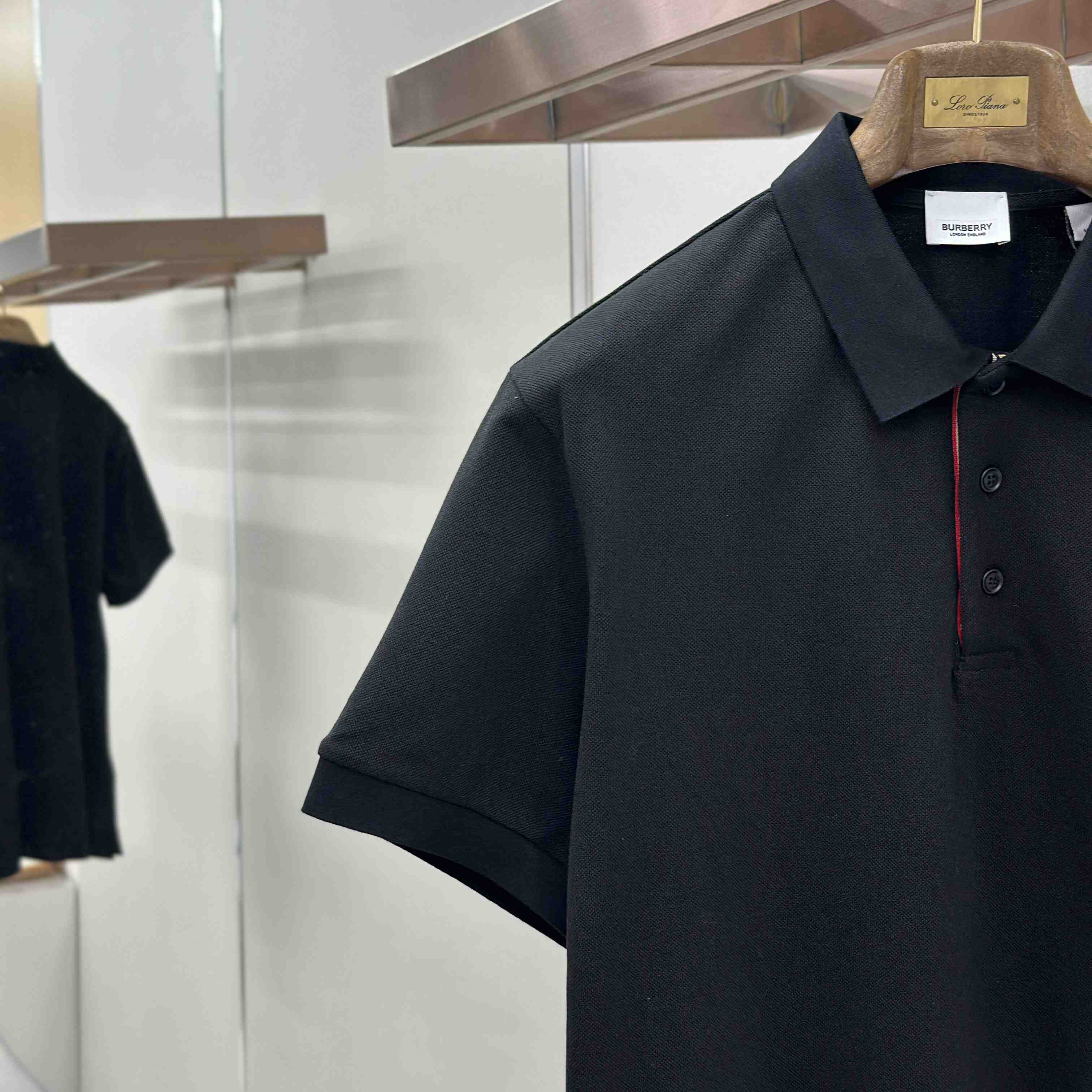 Burberry SS24 Logo Embroidered Polo Shirt - DesignerGu