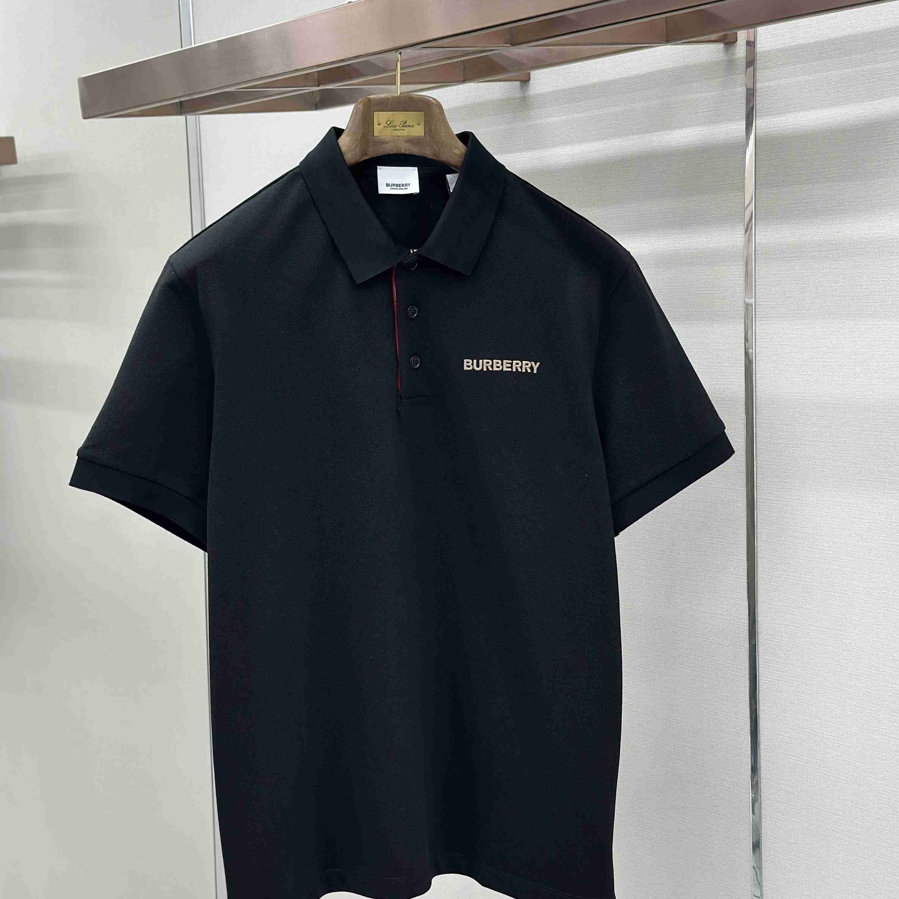 Burberry SS24 Logo Embroidered Polo Shirt - DesignerGu
