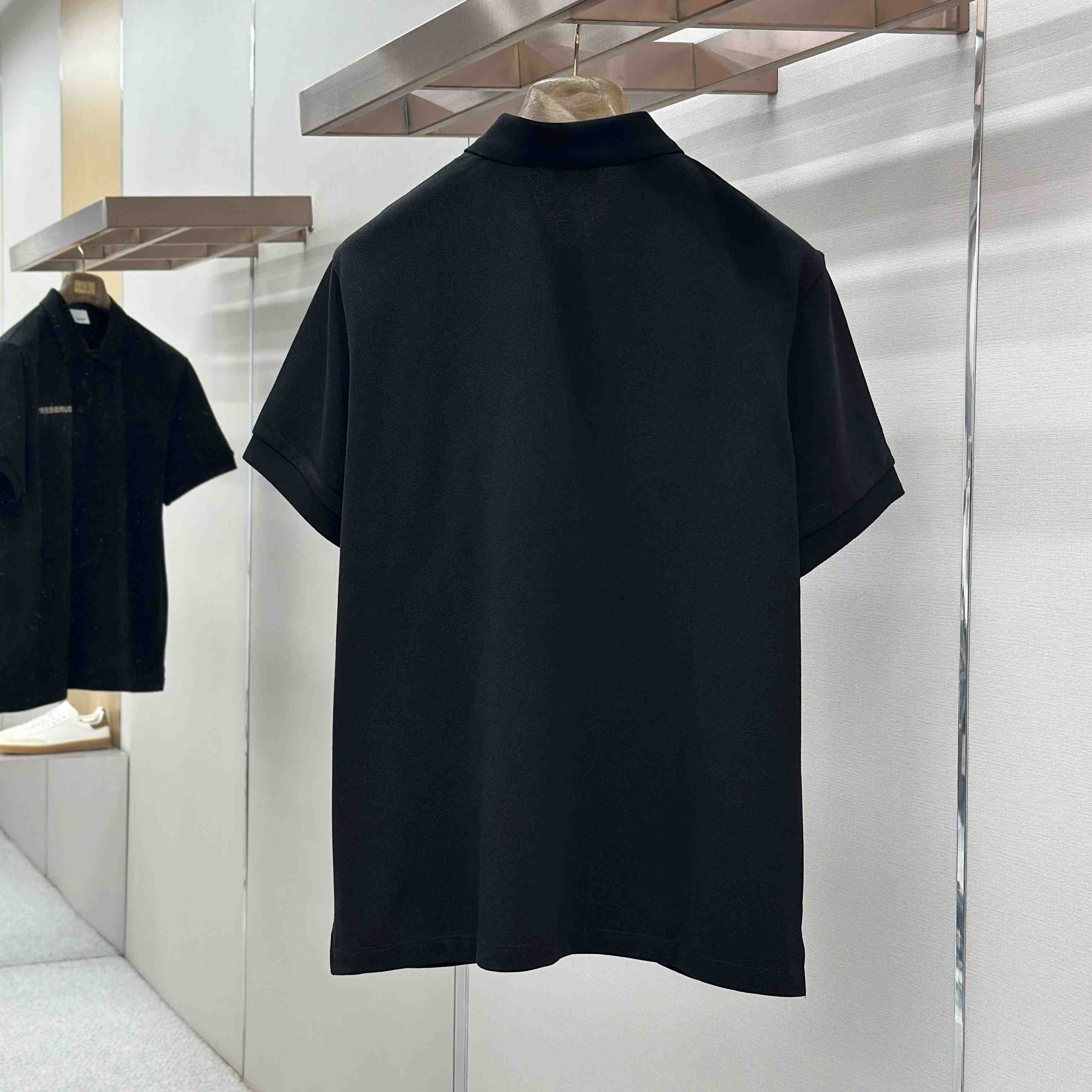 Burberry SS24 Logo Embroidered Polo Shirt - DesignerGu