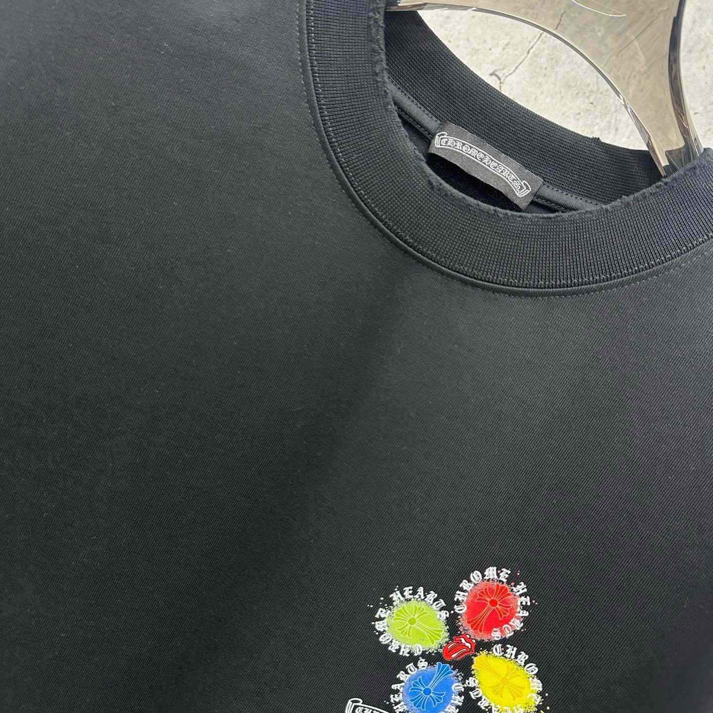Chrome Hearts Printed Round Neck T-Shirt 'Black' - DesignerGu