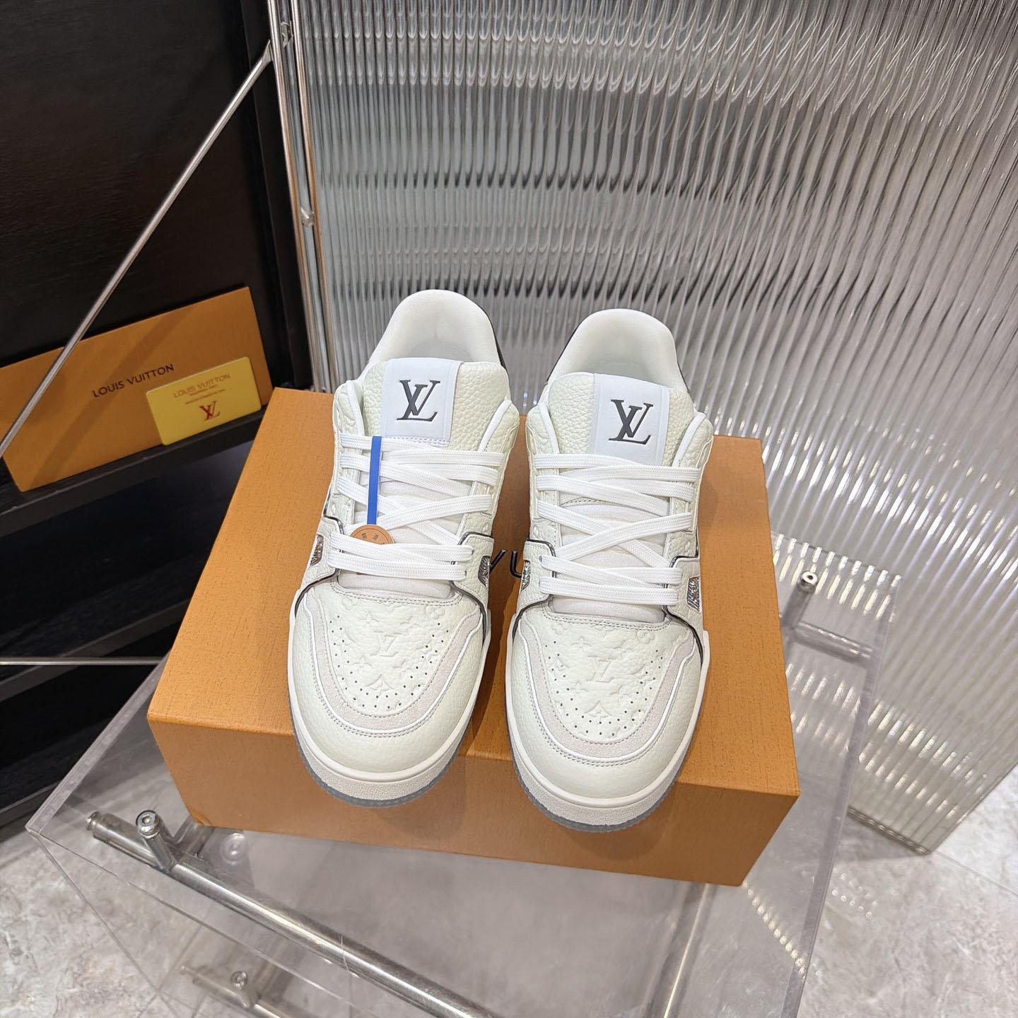 Louis Vuitton LV Trainer Sneaker 1AKCKV（upon uk size） - DesignerGu