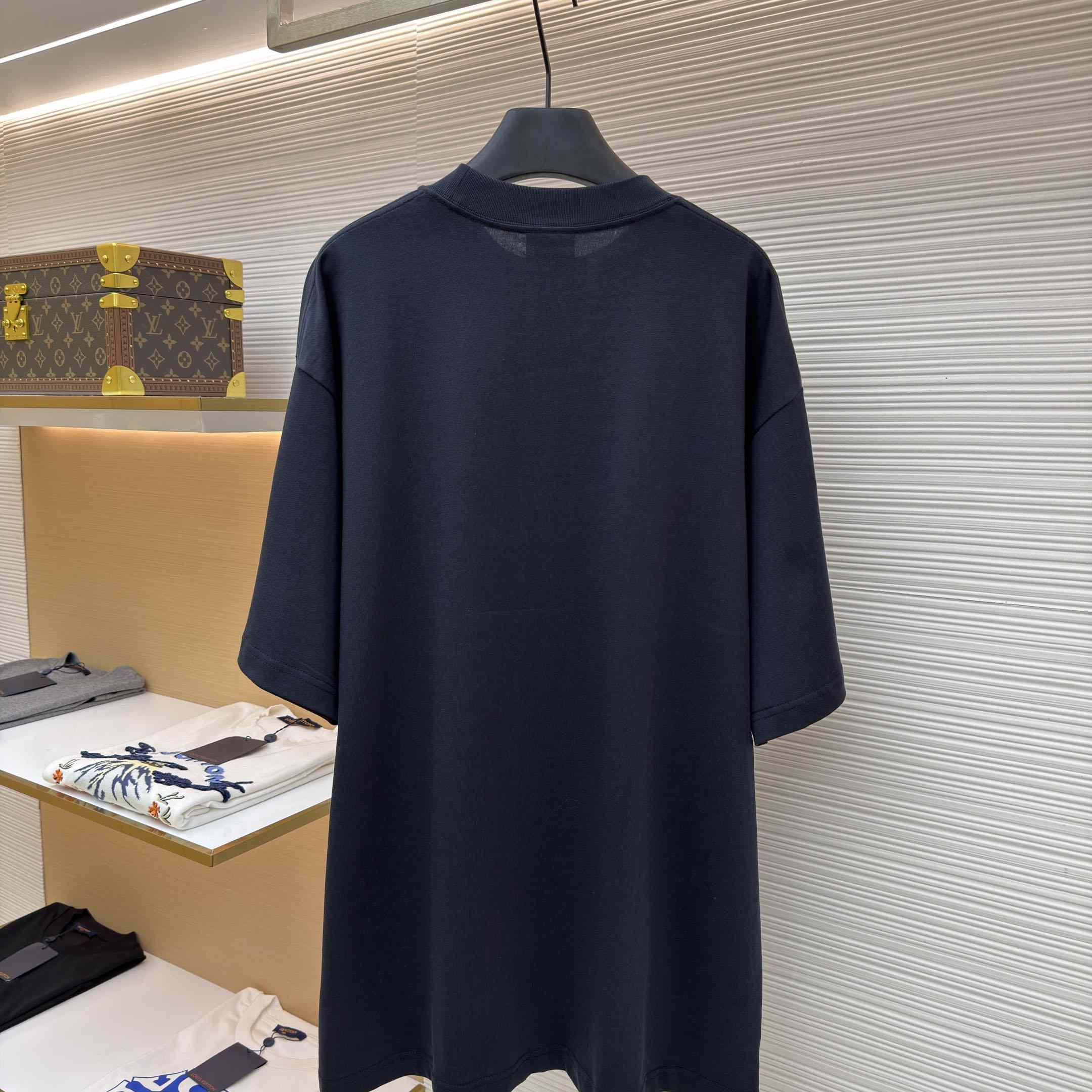 Balenciaga  Nano BB Logo Oversized T-Shirt - DesignerGu