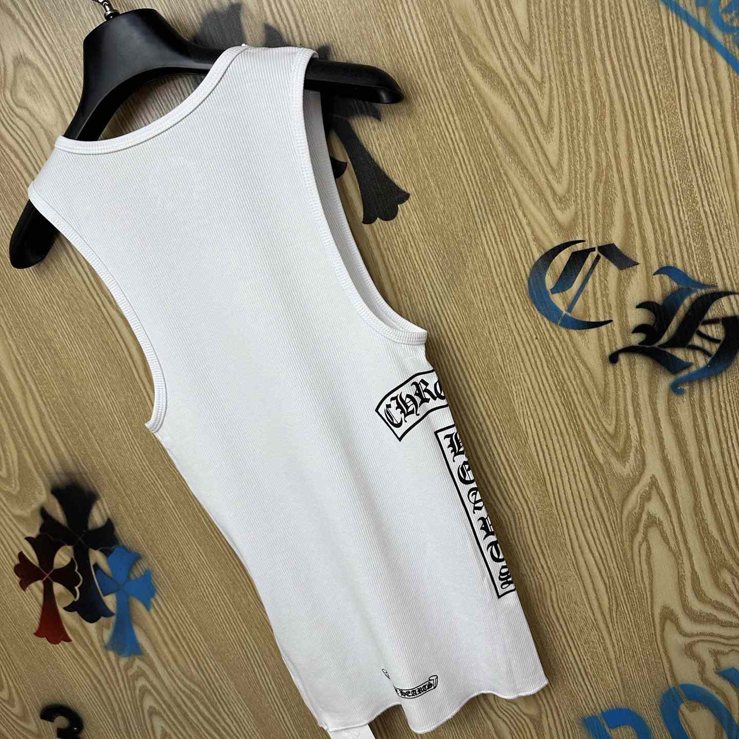 Chrome Hearts Ribbed Tank Top - DesignerGu